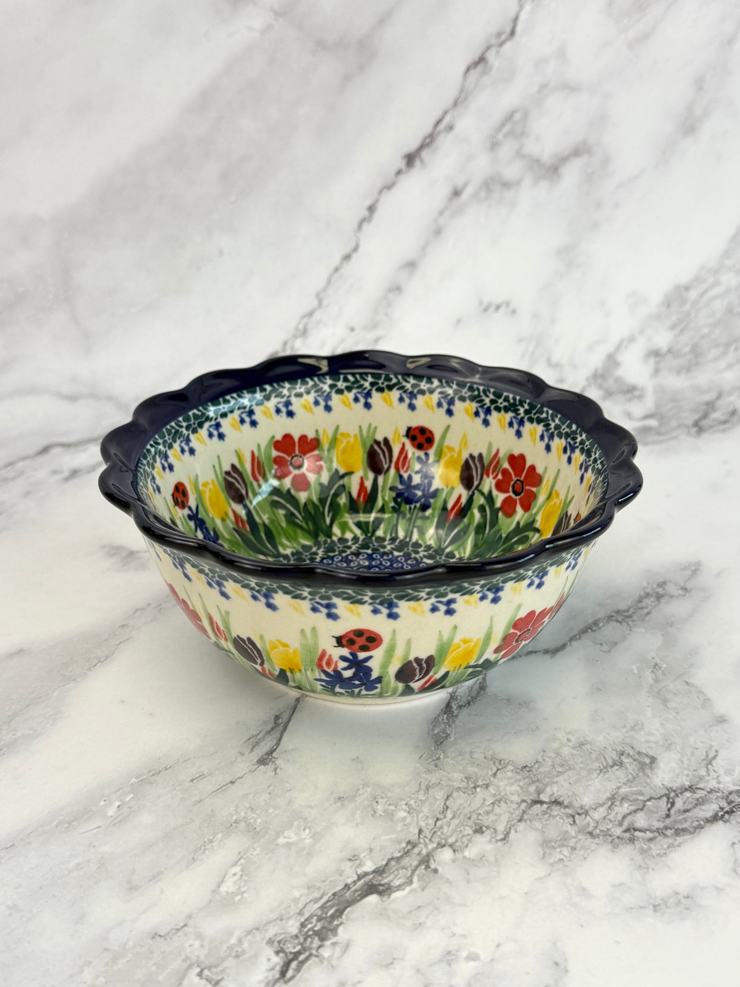 Unikat Ruffle Edged Bowl - Shape 288 - Pattern U3787