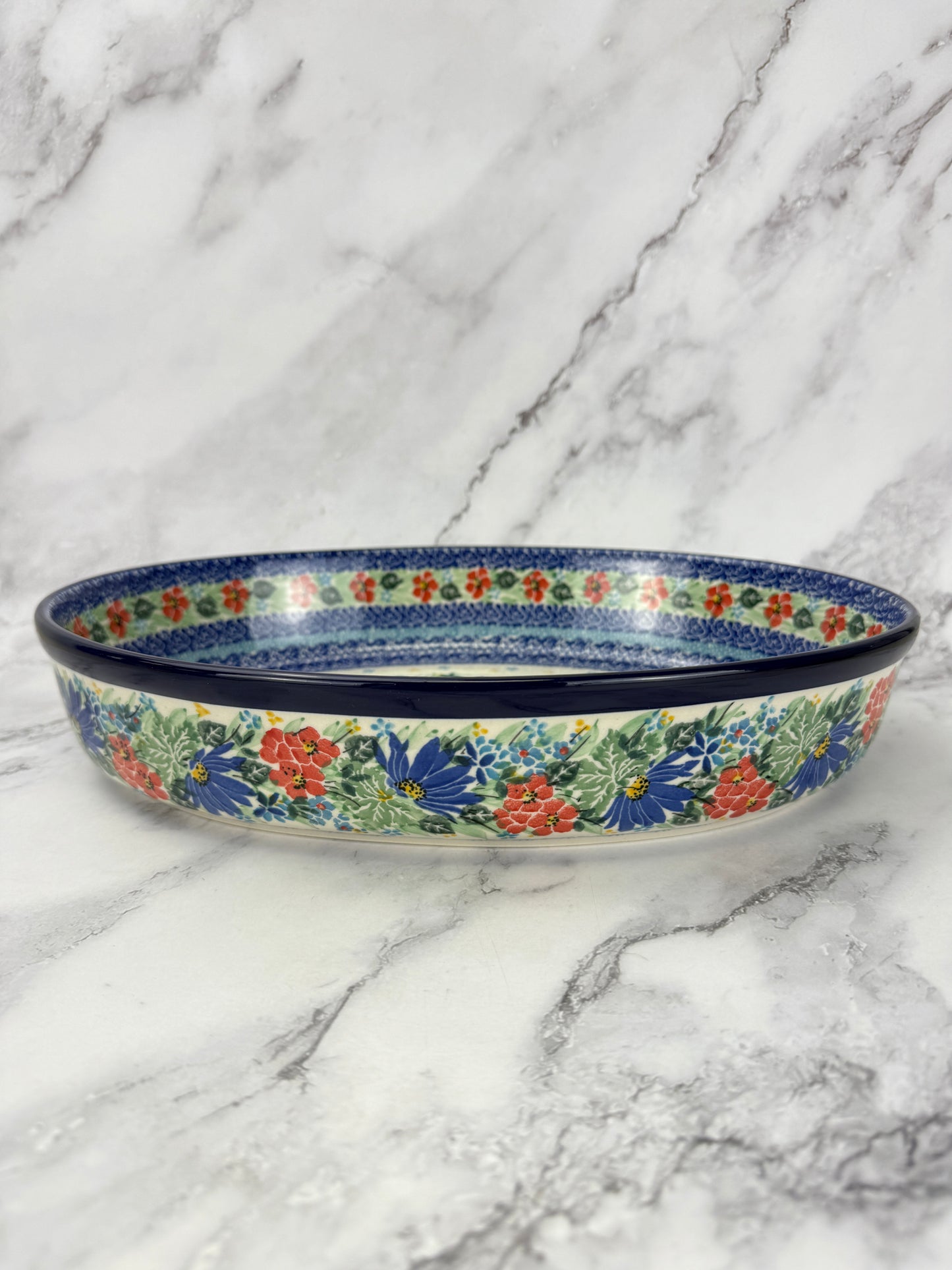 Large Unikat Oval Baker - Shape 297 - Pattern U5156