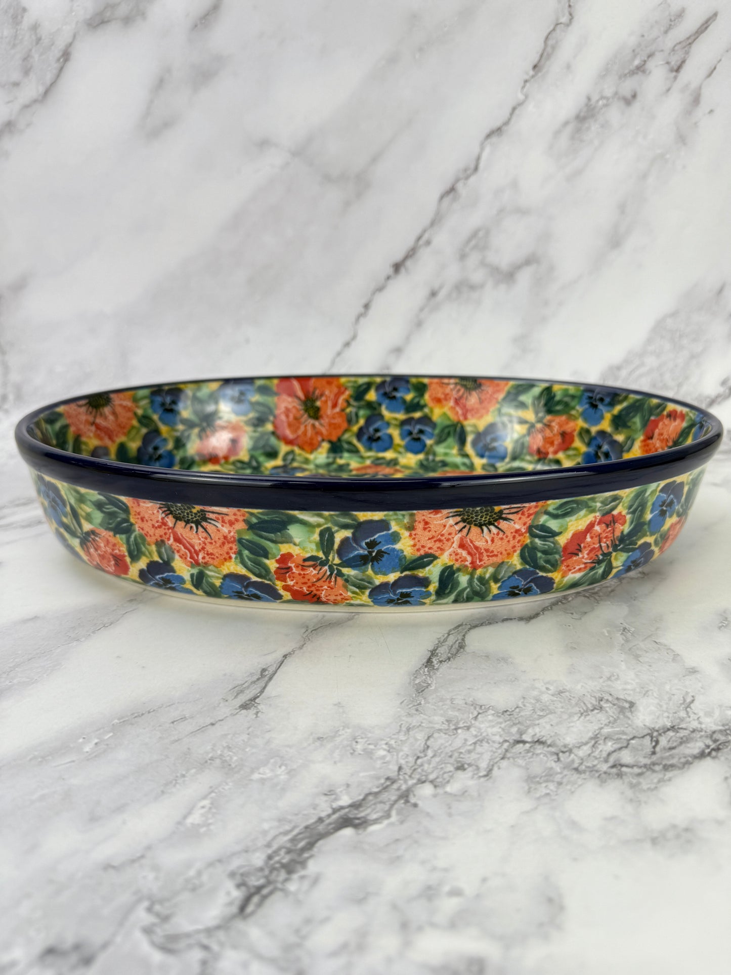 Large Unikat Oval Baker - Shape 297 - Pattern U4704