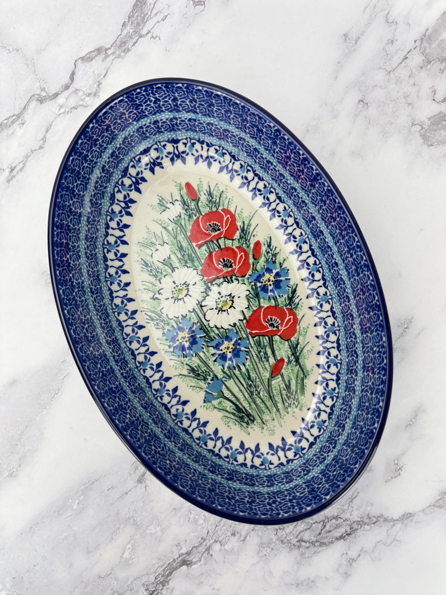 Small Unikat Oval Baker - Shape 299 - Pattern U4953