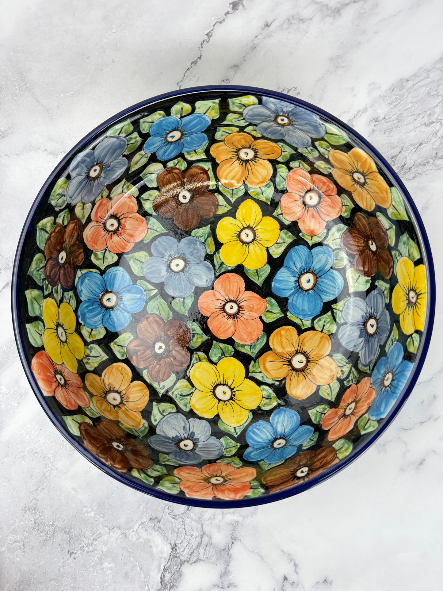 Large Unikat Serving Bowl - Shape 116 - Pattern U415