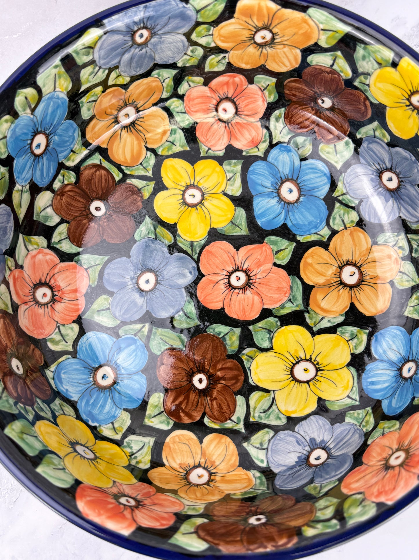 Large Unikat Serving Bowl - Shape 116 - Pattern U415