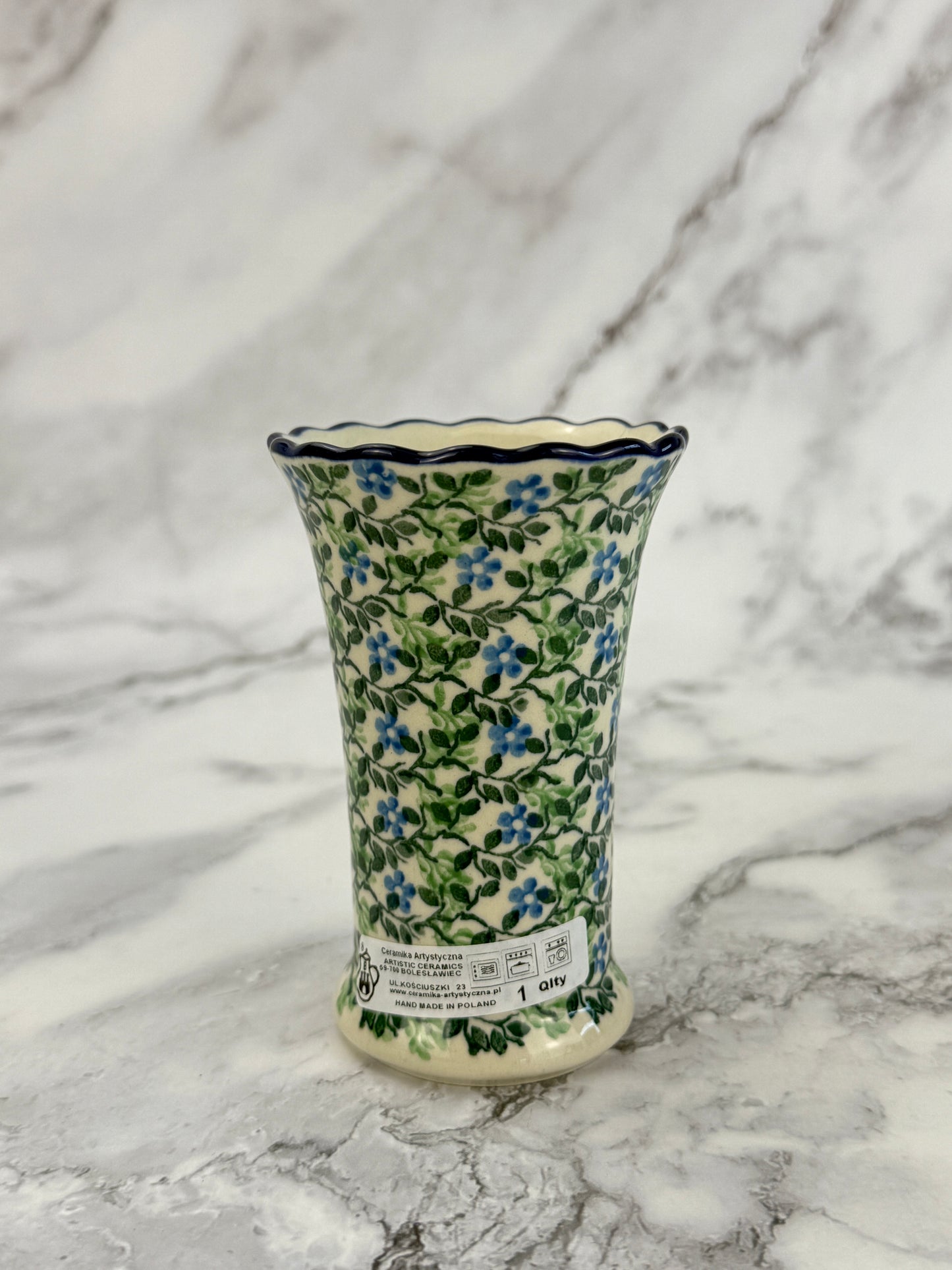 Ruffled Bud Vase - Shape 127 - Pattern 2349