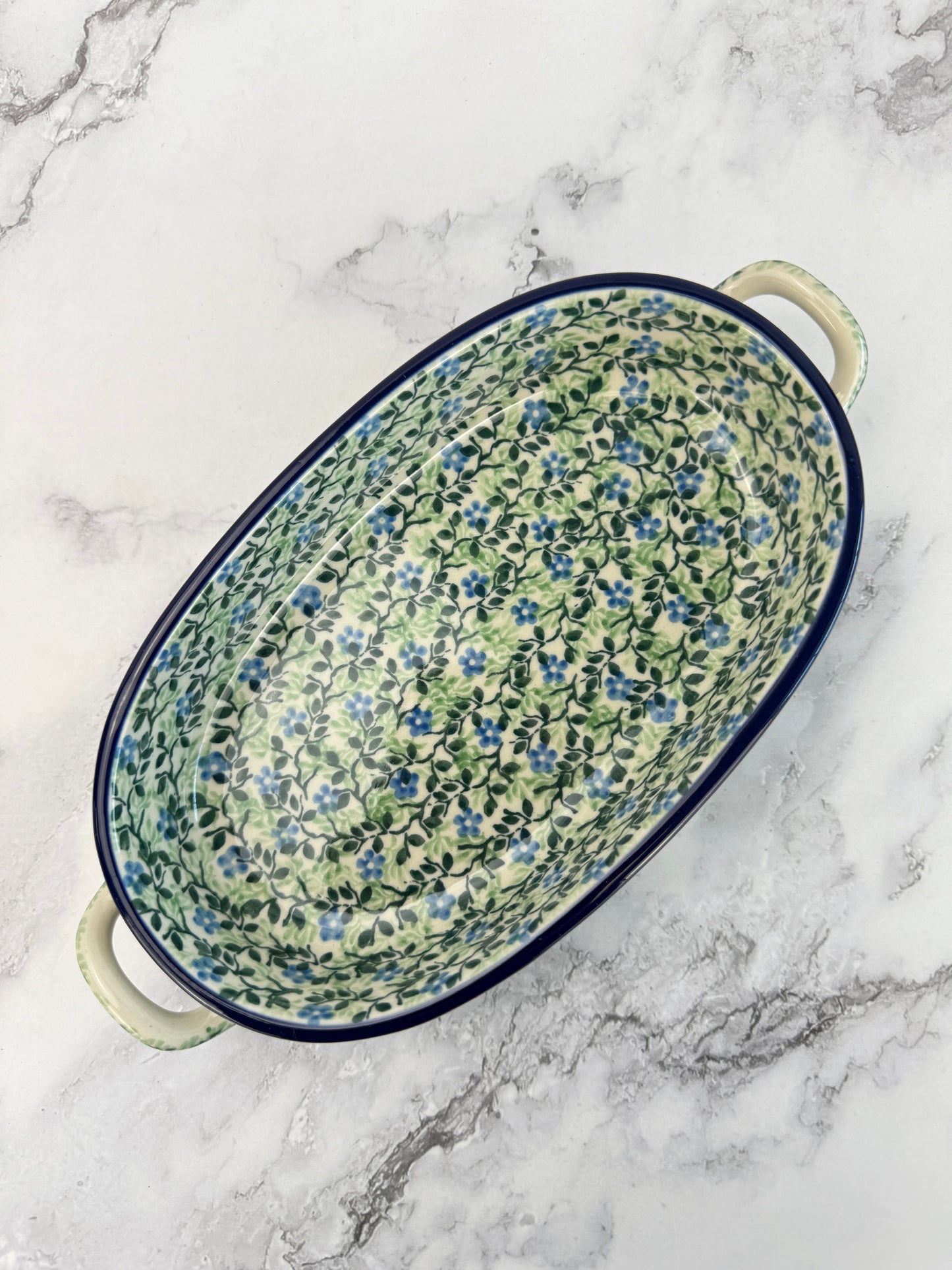 Oval Baker with Handles - Shape 421 - Pattern 2349