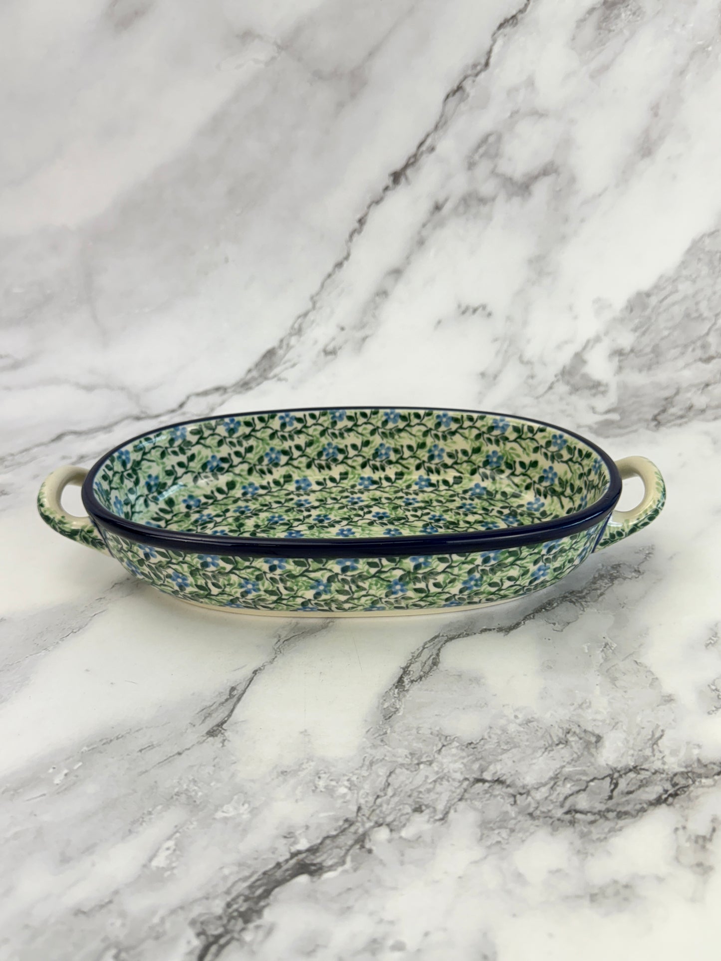 Oval Baker with Handles - Shape 421 - Pattern 2349