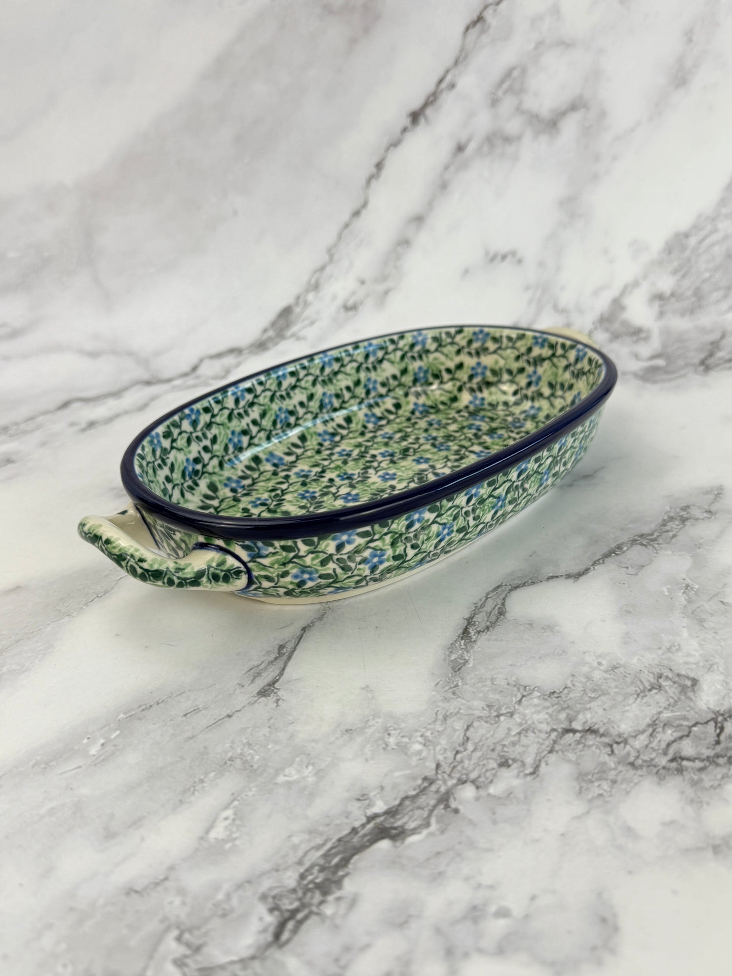 Oval Baker with Handles - Shape 421 - Pattern 2349