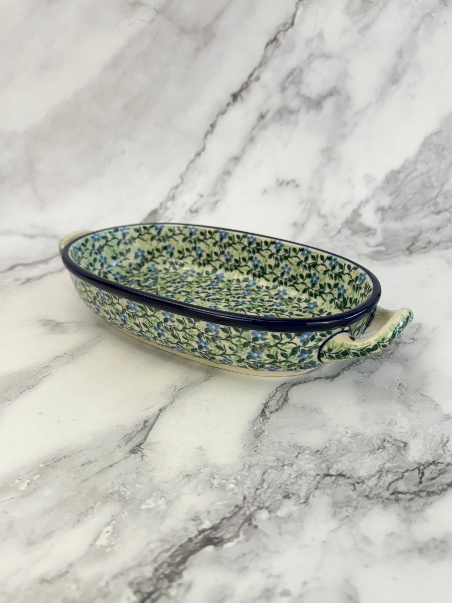 Oval Baker with Handles - Shape 421 - Pattern 2349