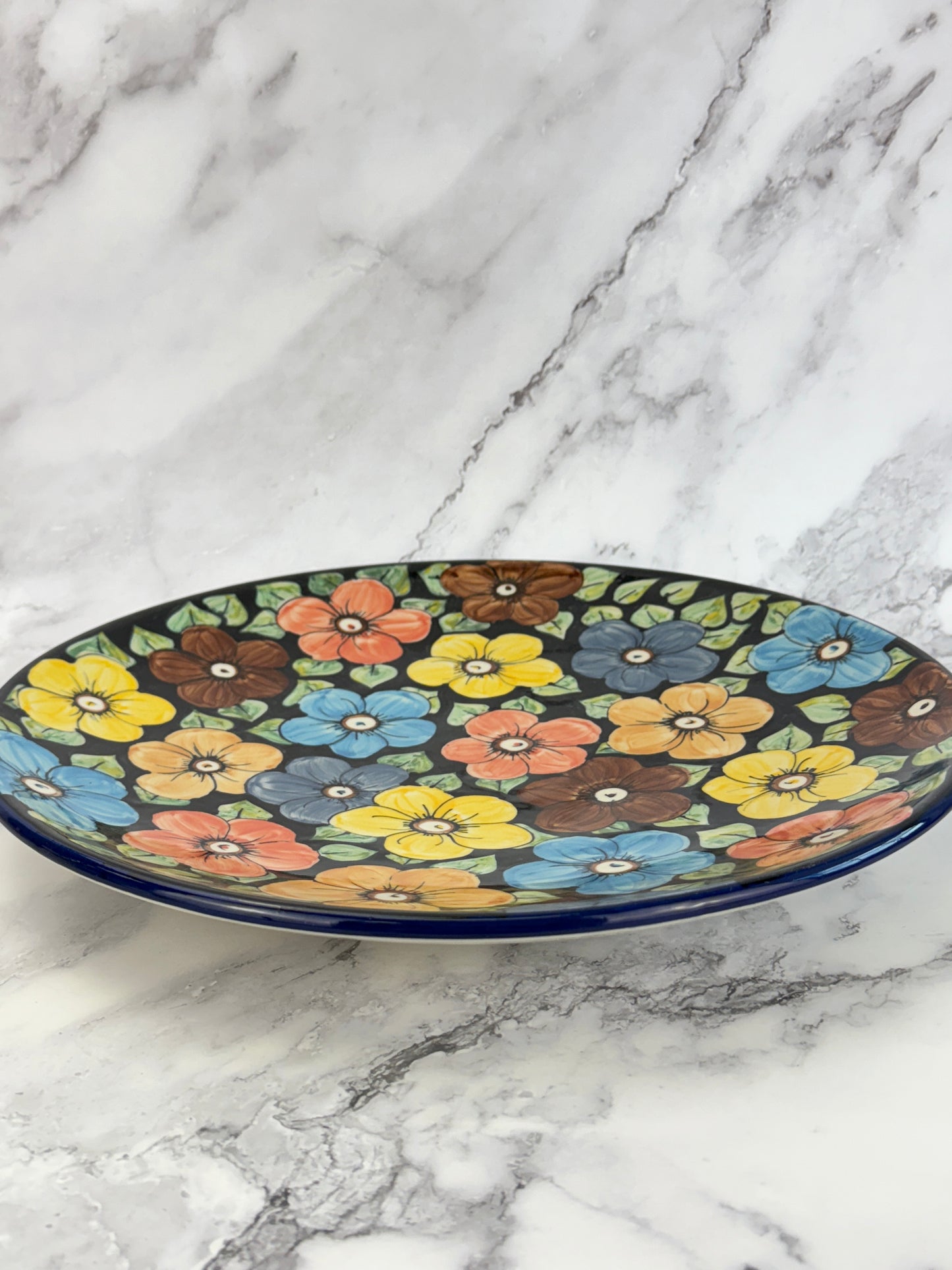 14" Round Unikat Platter - Shape 265 - Pattern U415