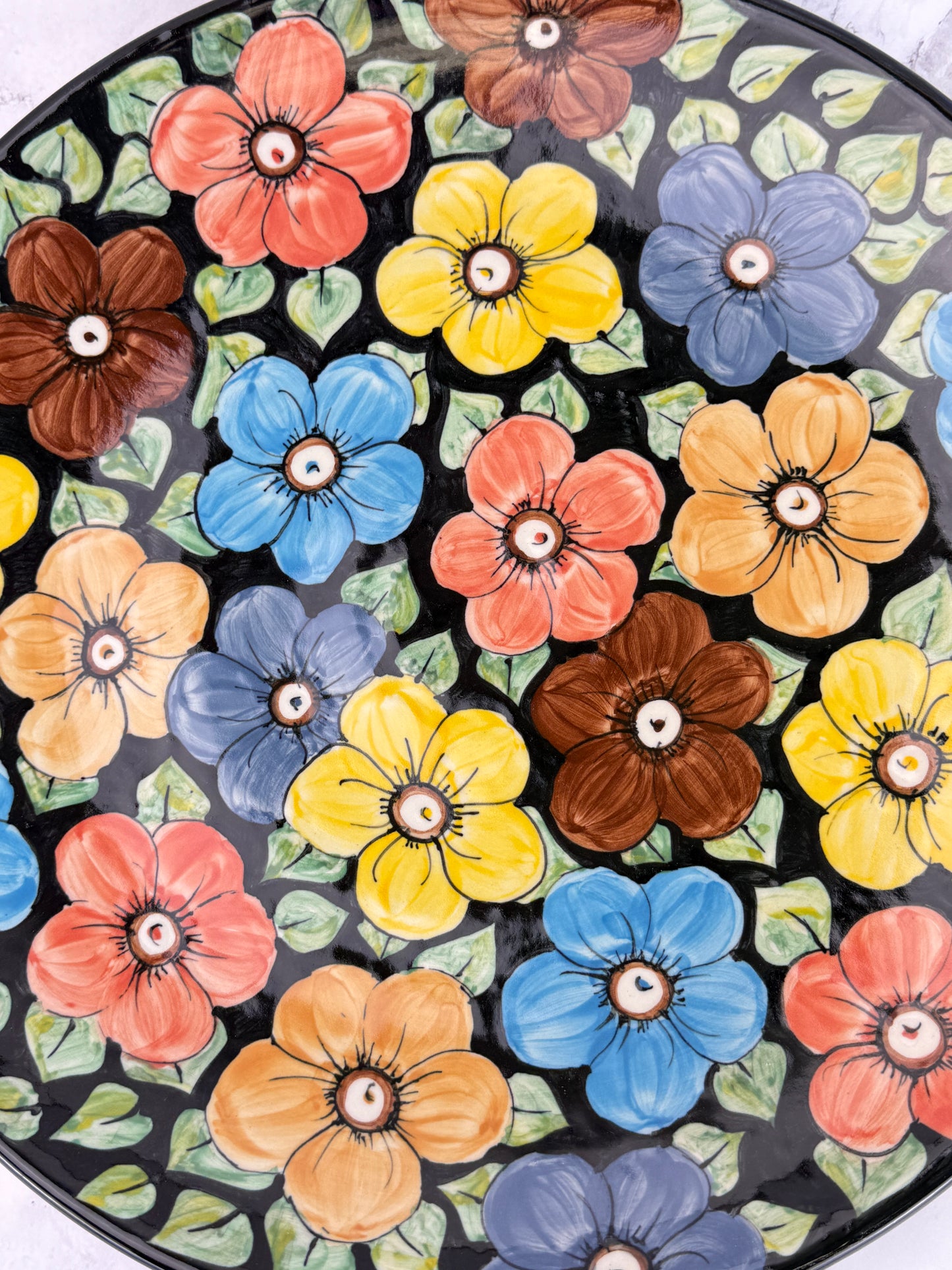 14" Round Unikat Platter - Shape 265 - Pattern U415