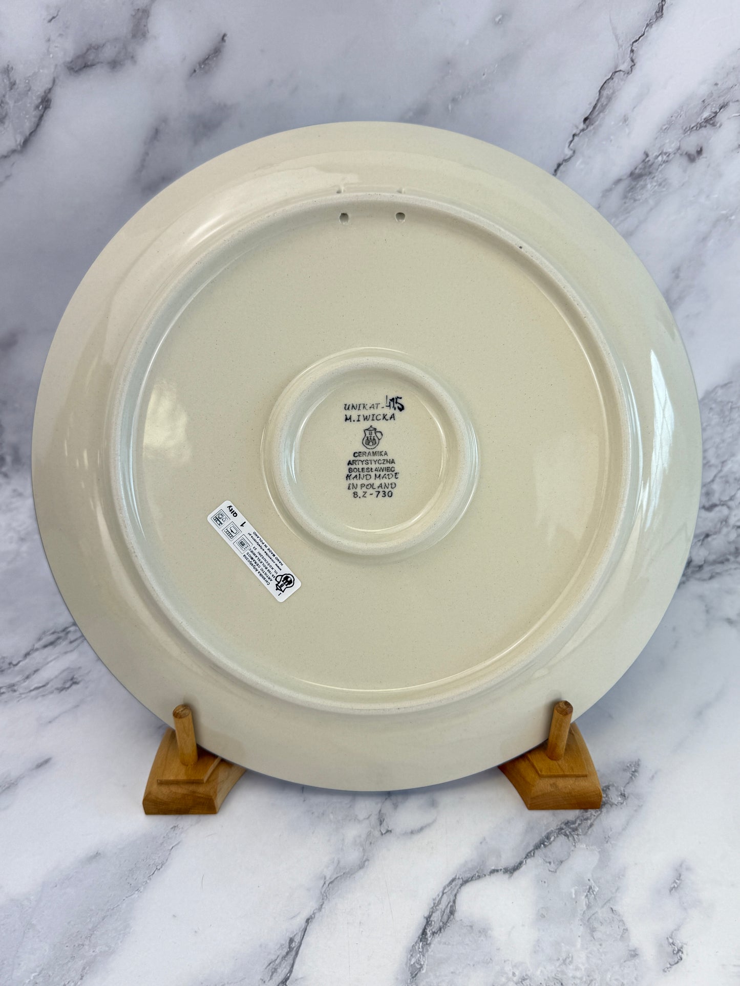 12'' Round Unikat Platter - Shape 256 - Pattern U415