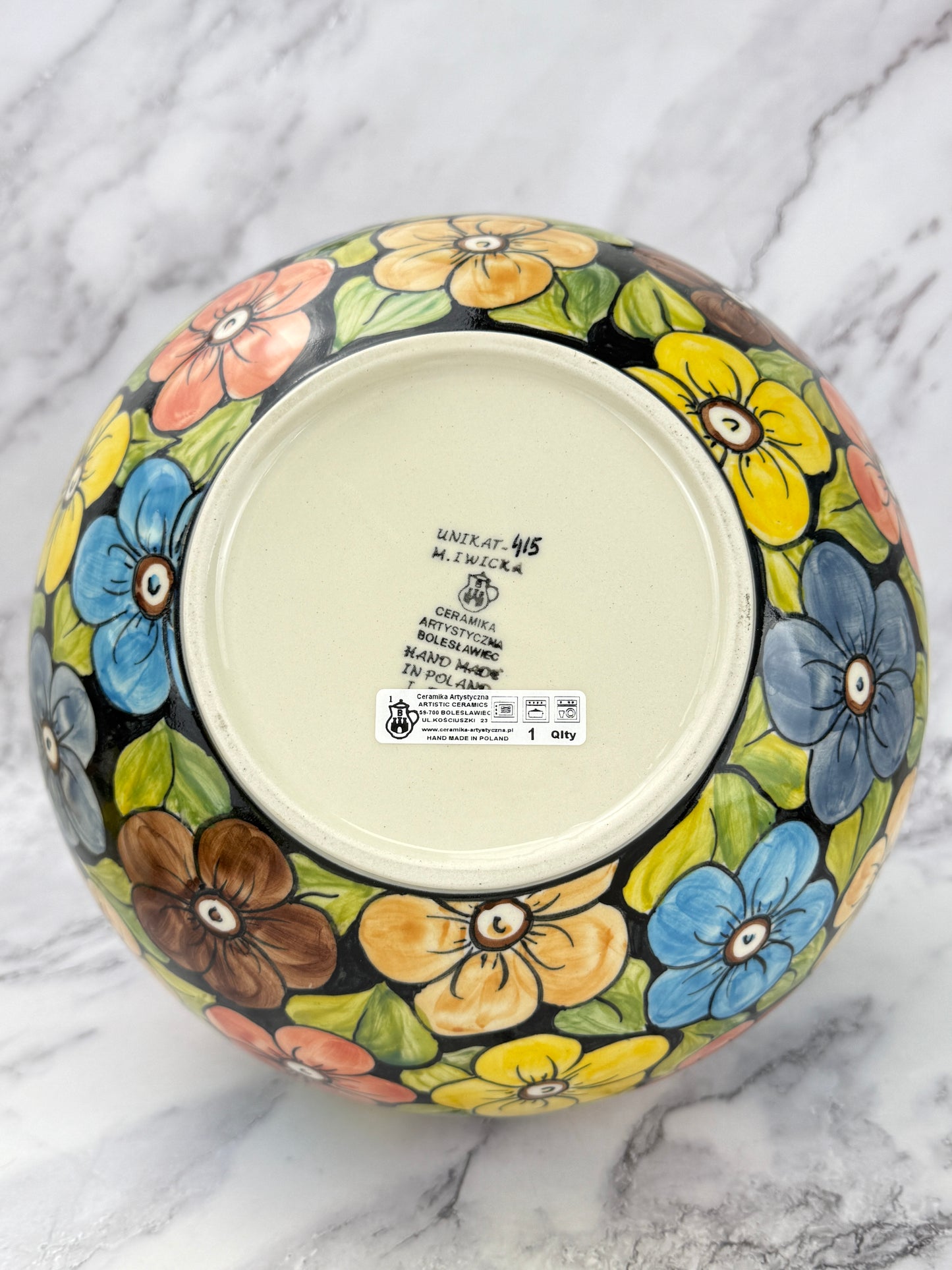 XL Unikat Vase - Shape E82 - Pattern U415