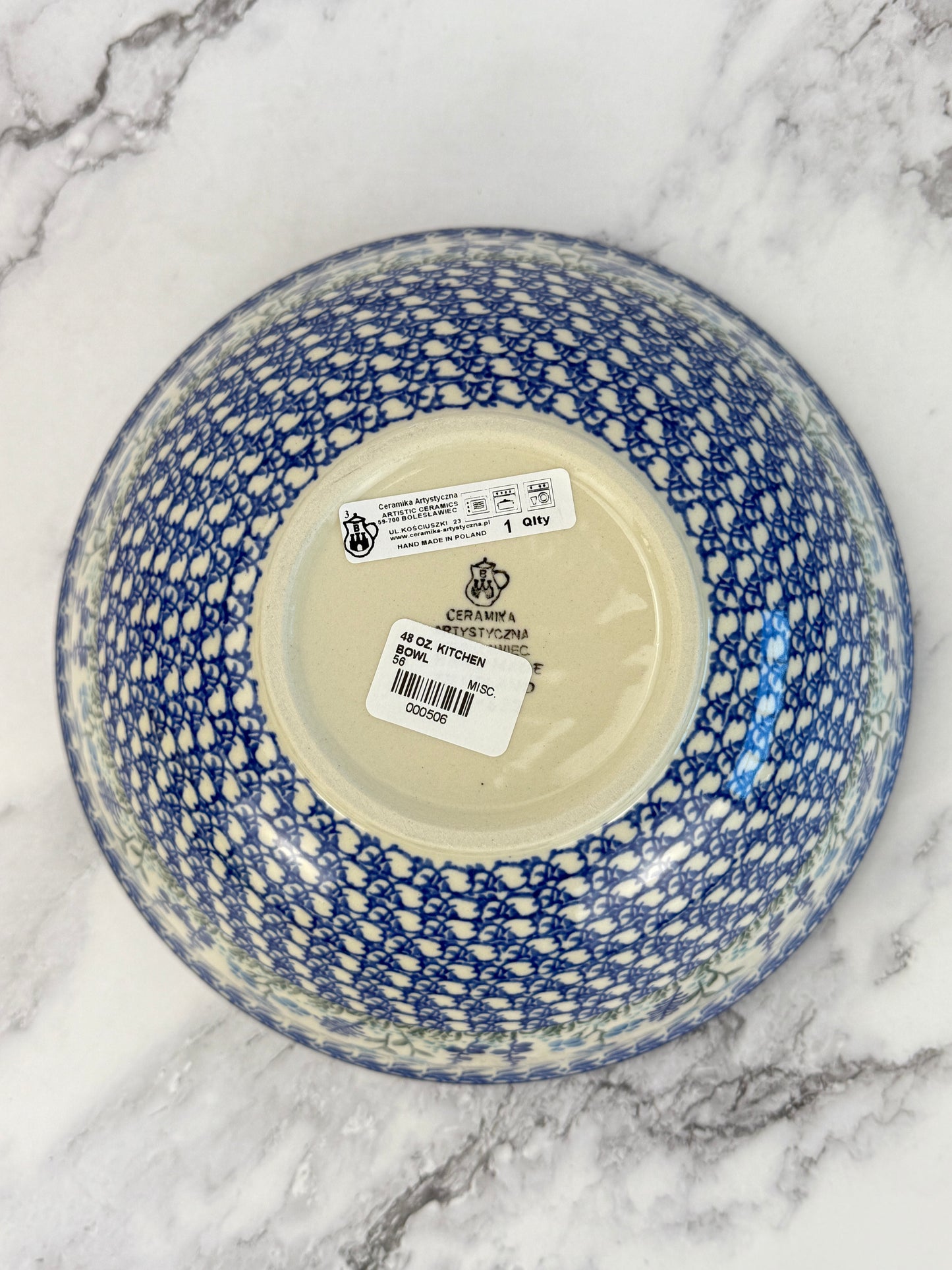 9" Medium Kitchen Bowl - Shape 56 - Pattern 2898