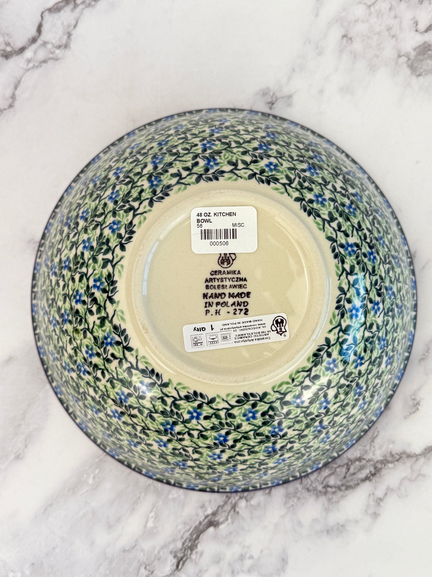 9" Medium Kitchen Bowl - Shape 56 - Pattern 2349