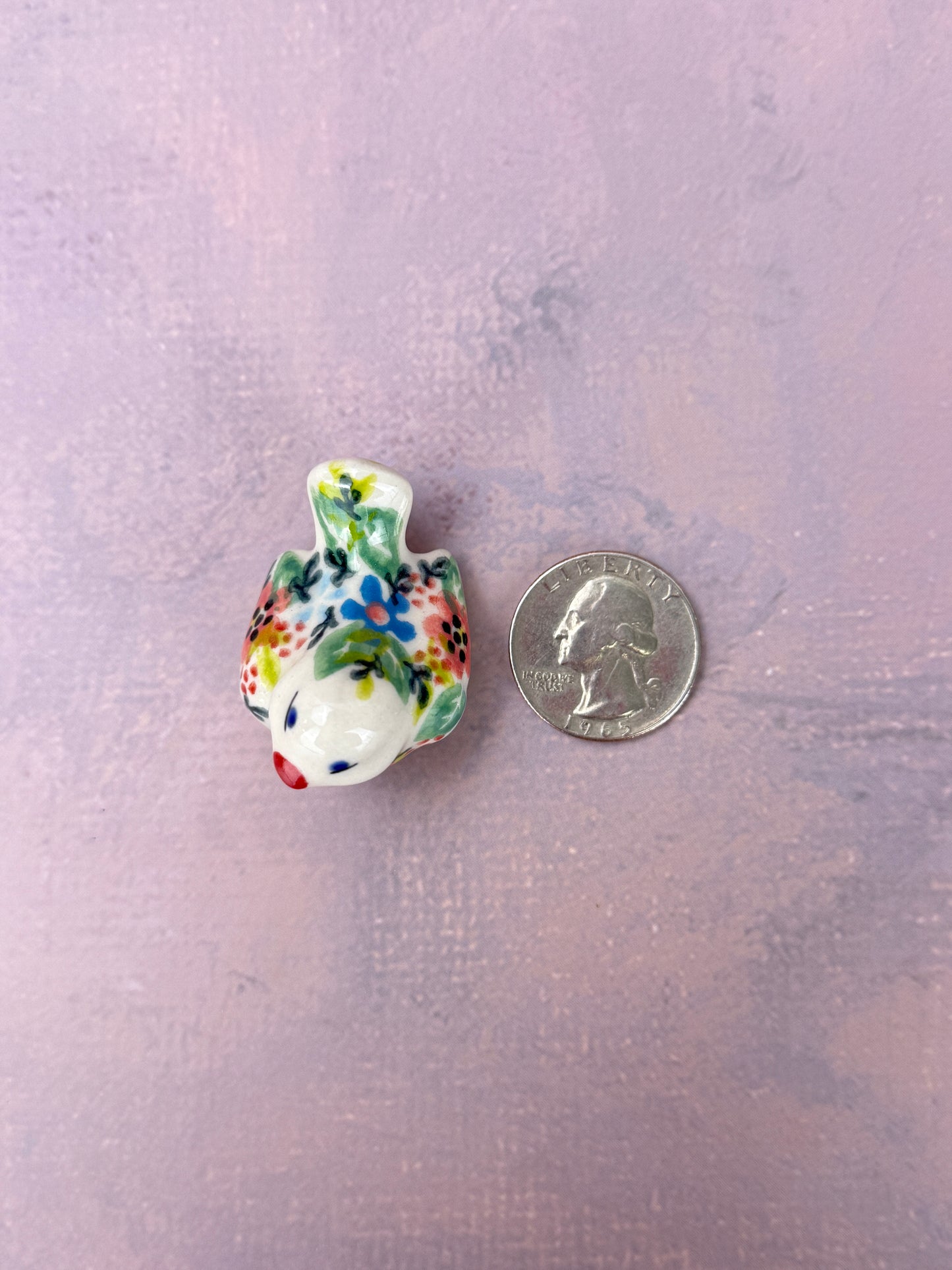 Vena Mini Bird Figurine - Shape V405 - Pattern A1 592