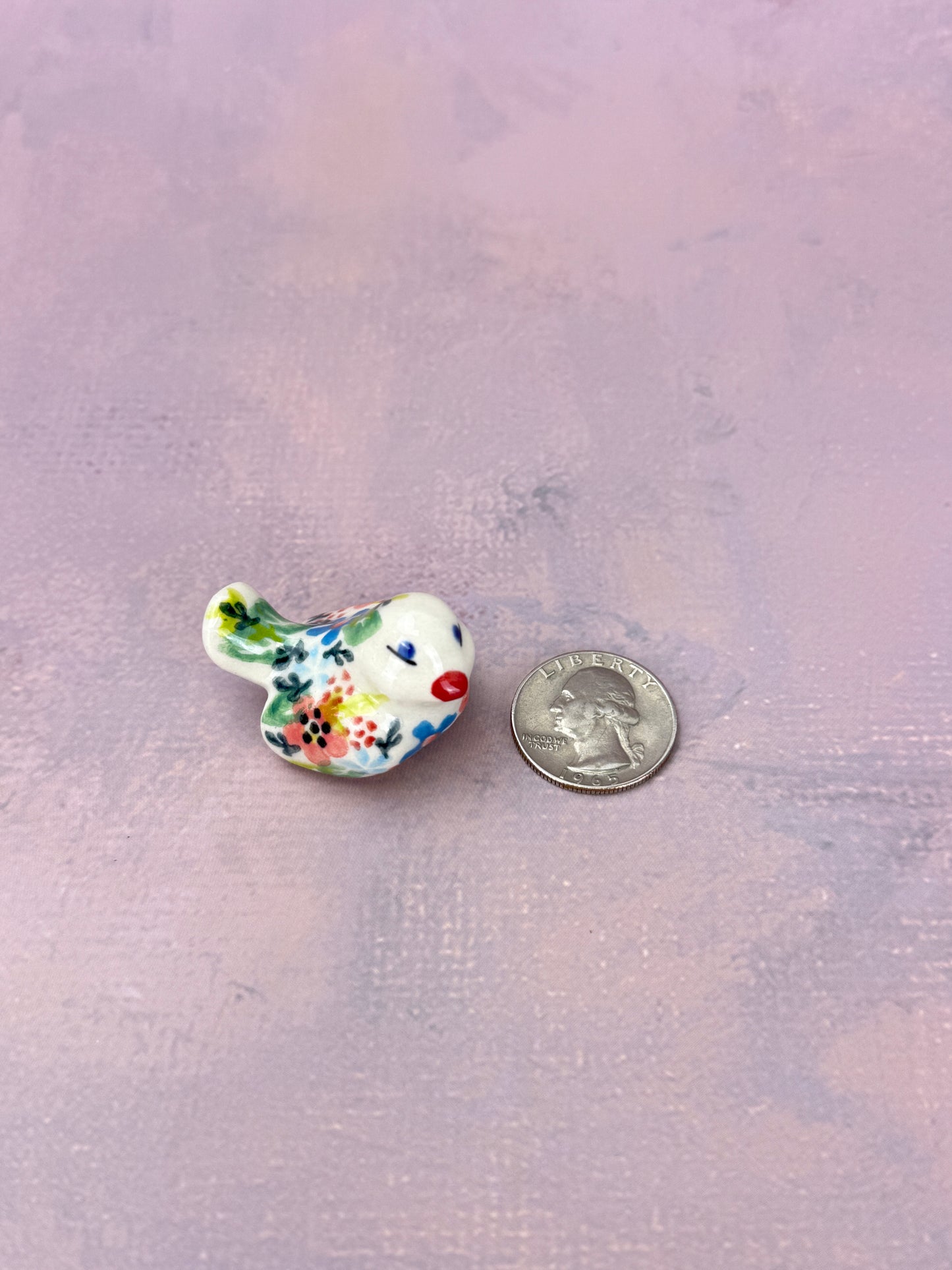 Vena Mini Bird Figurine - Shape V405 - Pattern A1 592