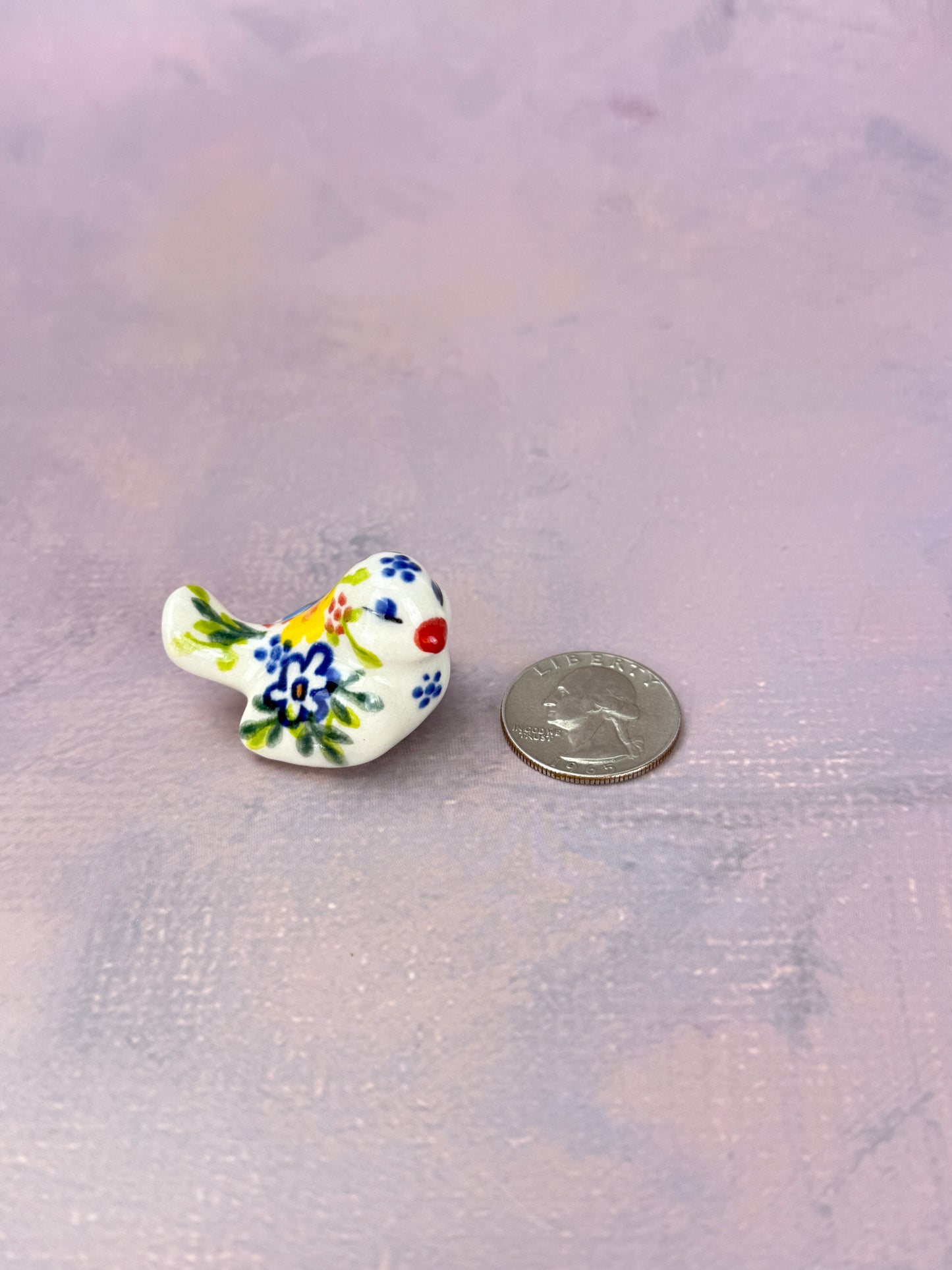 Vena Mini Bird Figurine - Shape V405 - Pattern A588