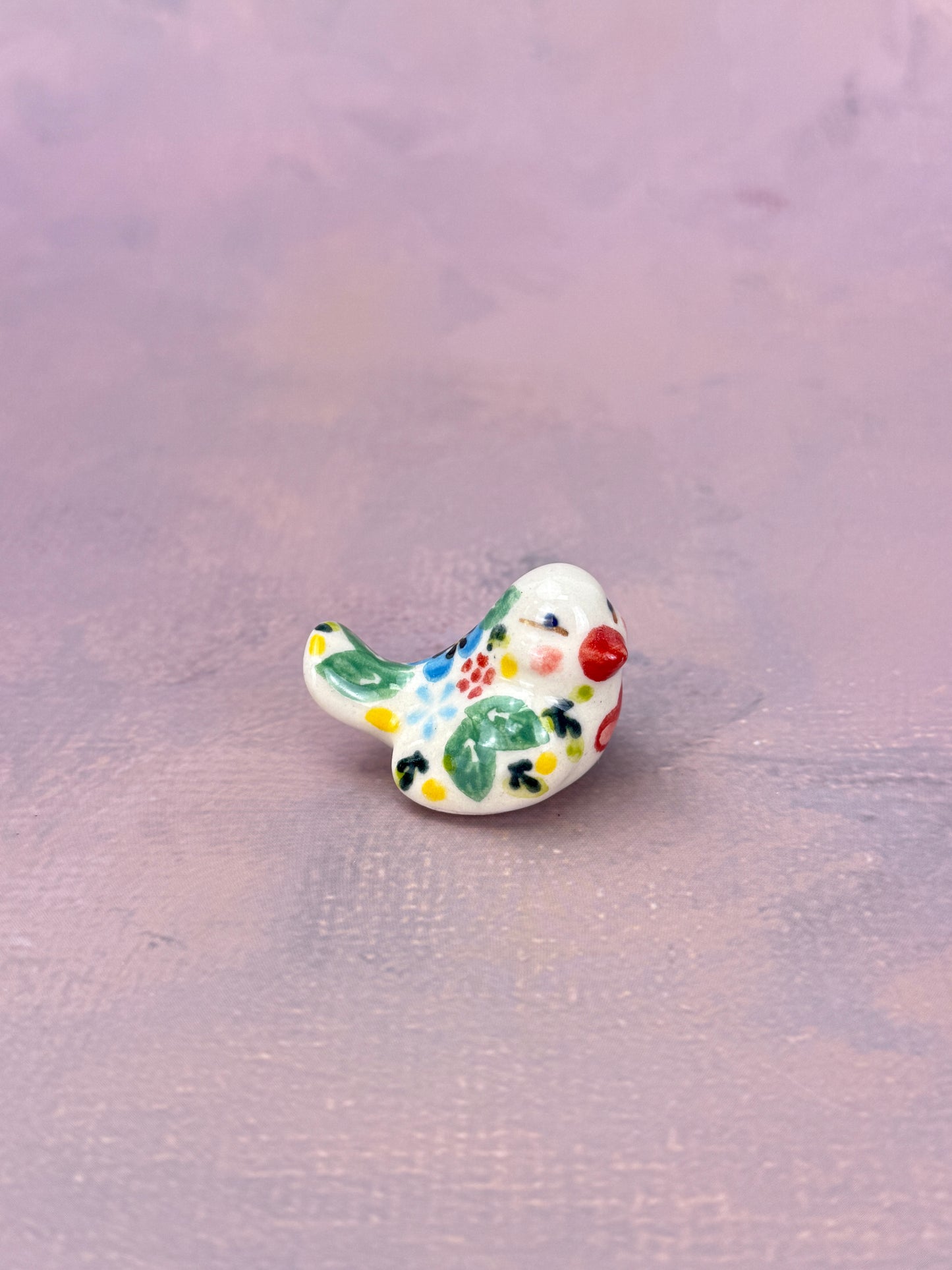 Vena Mini Bird Figurine - Shape V405 - Pattern A1 589