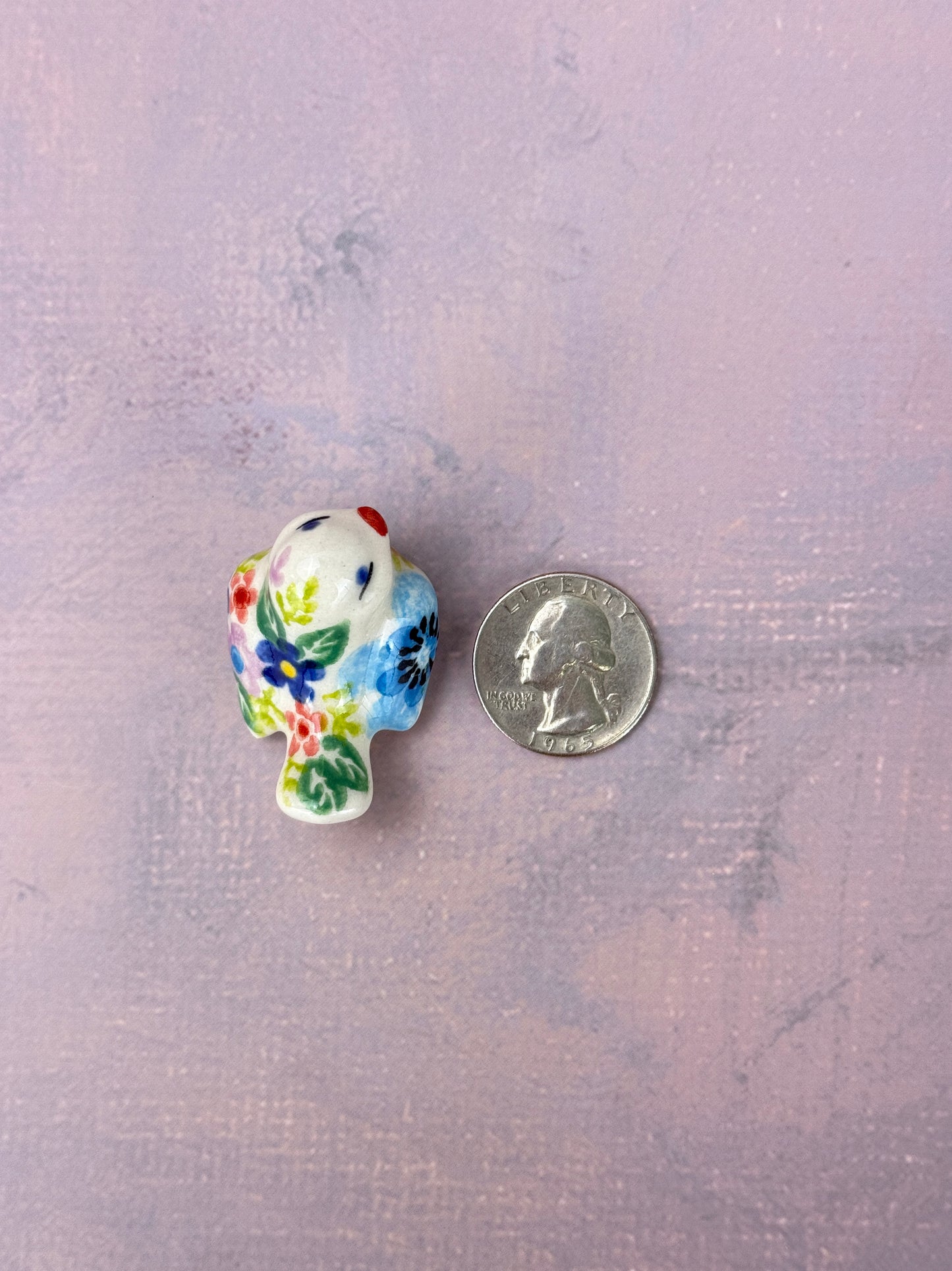 Vena Mini Bird Figurine - Shape V405 - Pattern A578