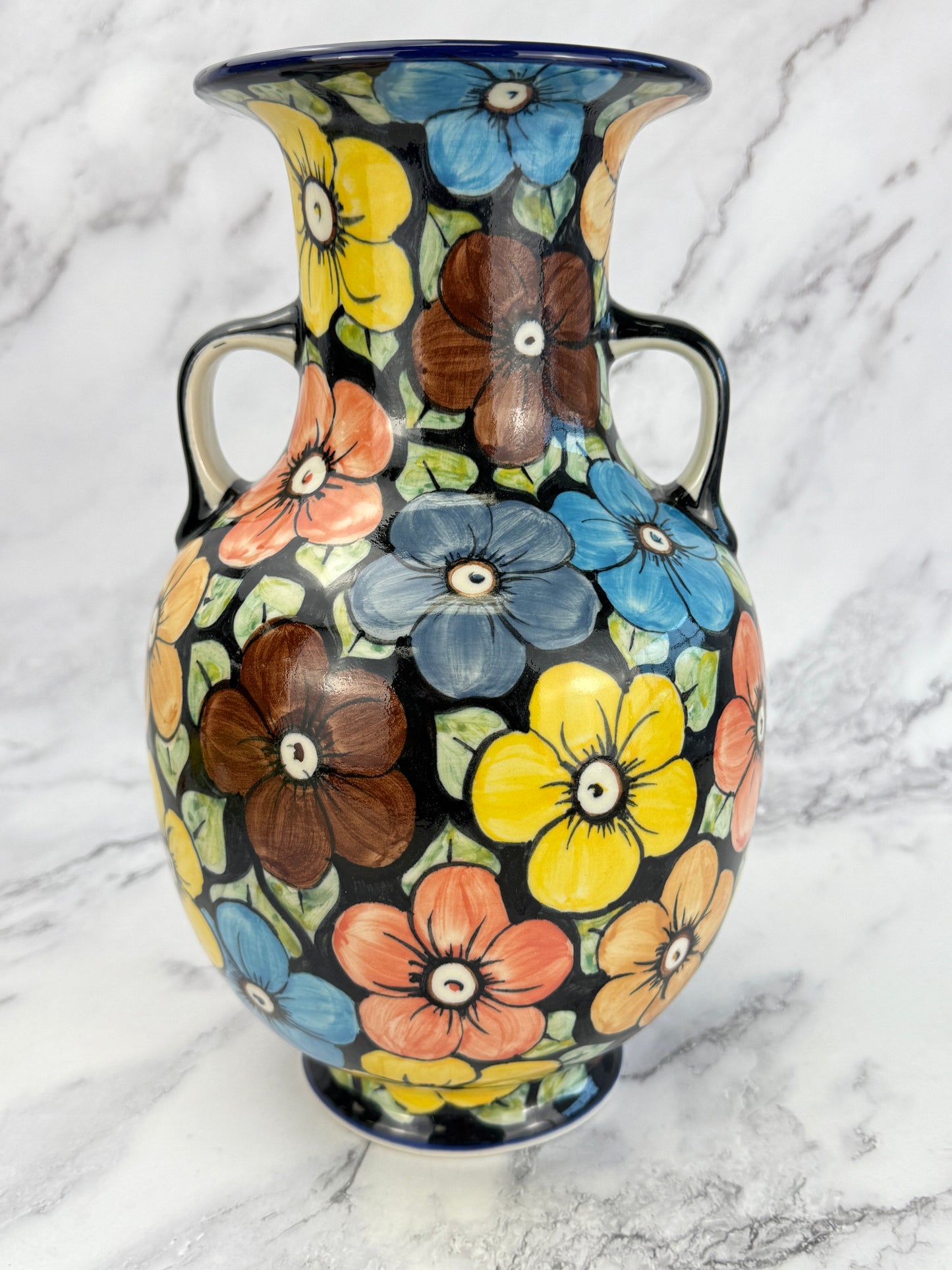 Large Unikat Grecian Vase - Shape 232 - Pattern U415