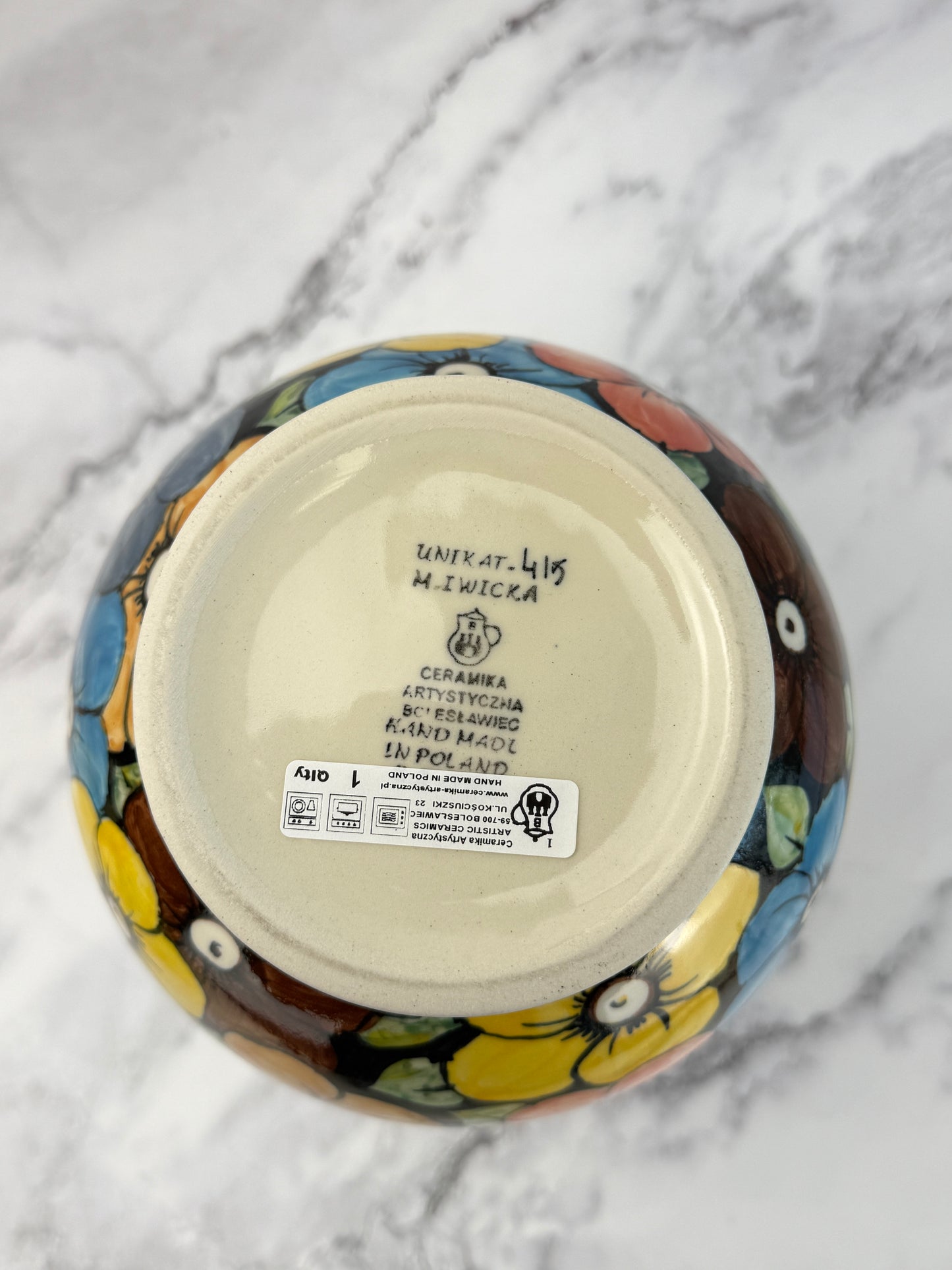 Large Unikat Grecian Vase - Shape 232 - Pattern U415