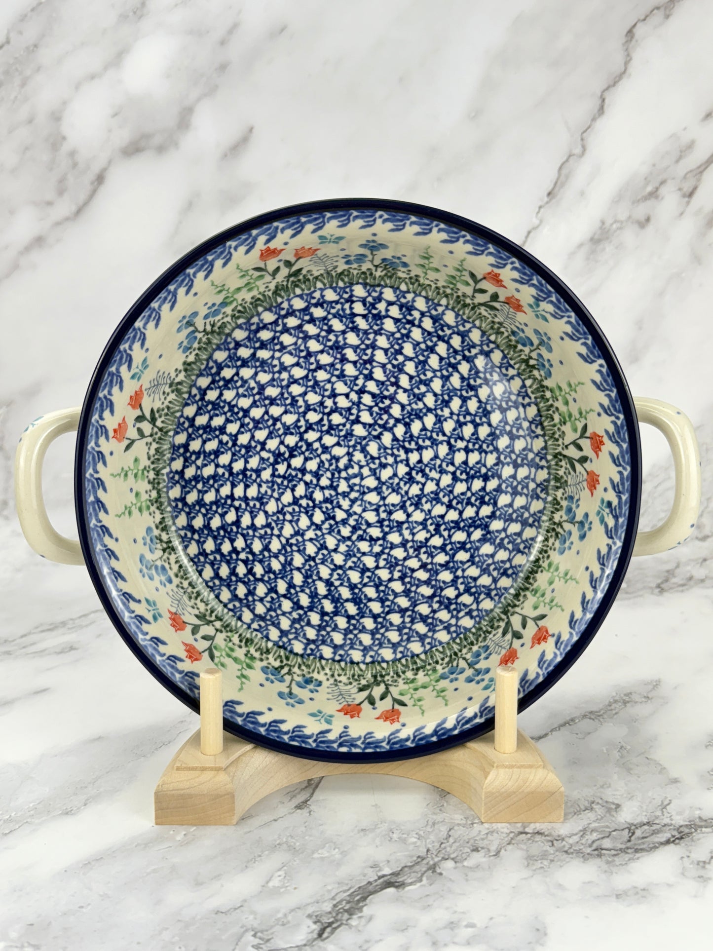 8" Round Baker With Handles - Shape 419 - Pattern 2903