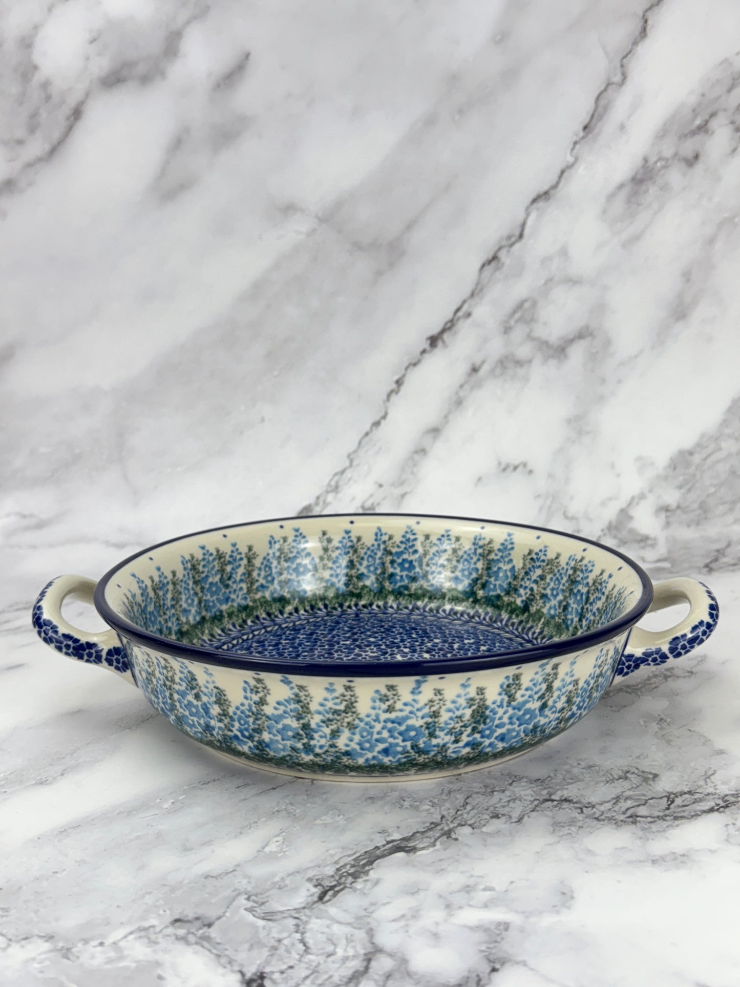 8" Round Baker With Handles - Shape 419 - Pattern 3279