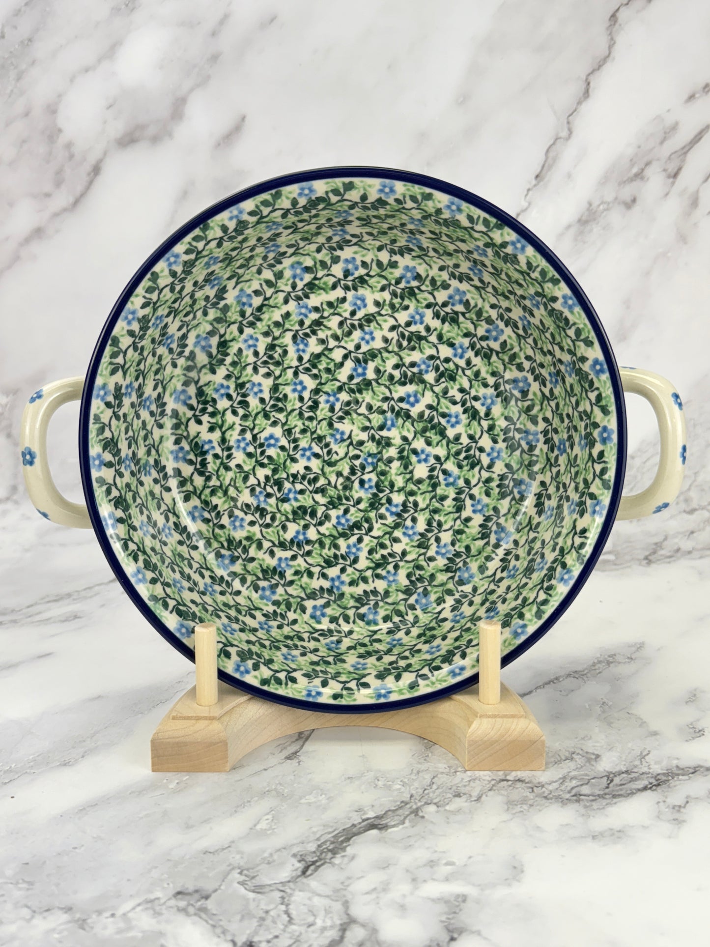 8" Round Baker With Handles - Shape 419 - Pattern 2349