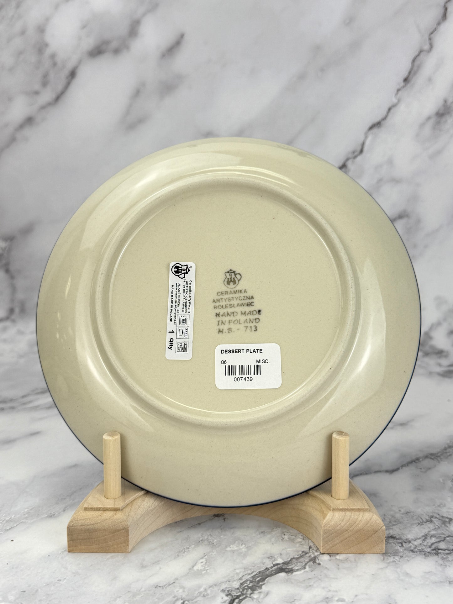 8” Dessert Plate - Shape 86 - Pattern 2349