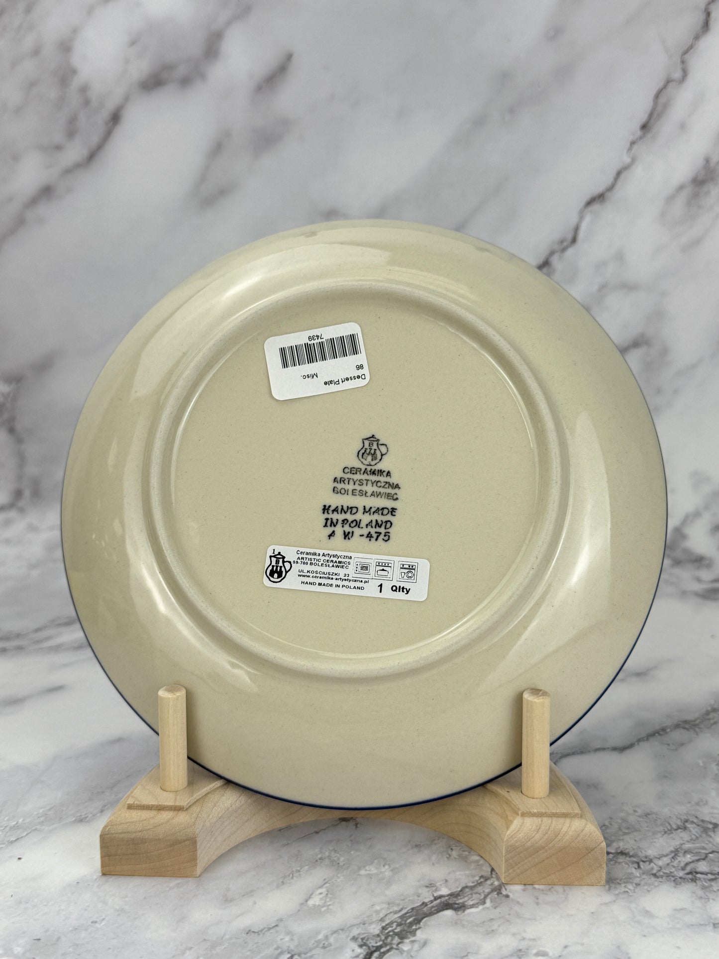 8” Dessert Plate - Shape 86 - Pattern 2903