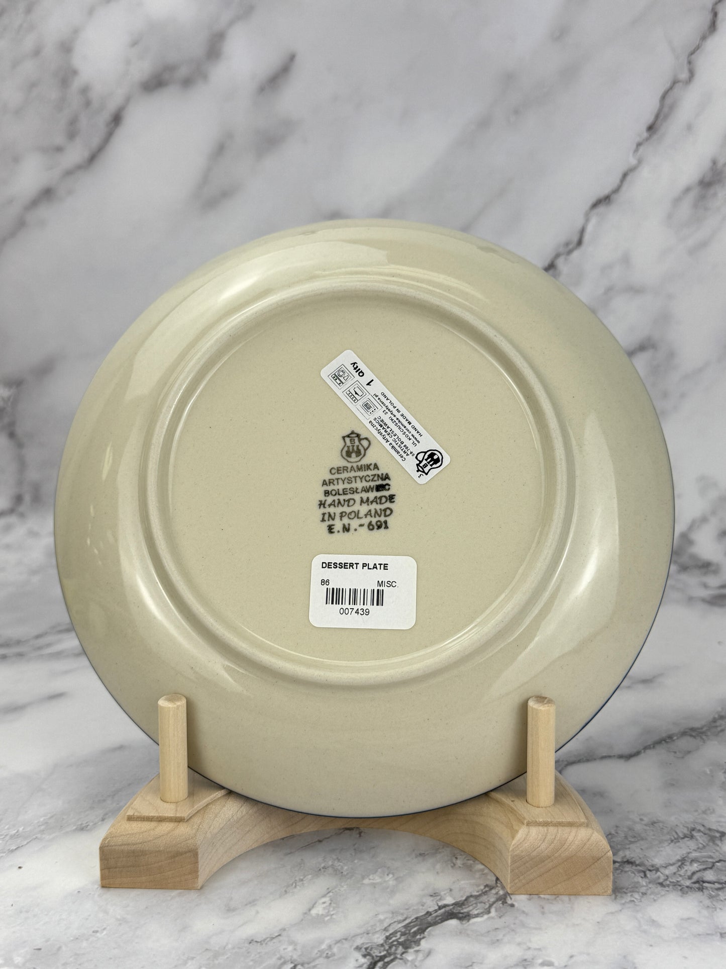 8” Dessert Plate - Shape 86 - Pattern 2739