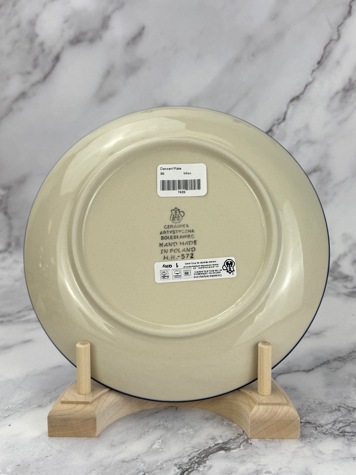 8” Dessert Plate - Shape 86 - Pattern 2898