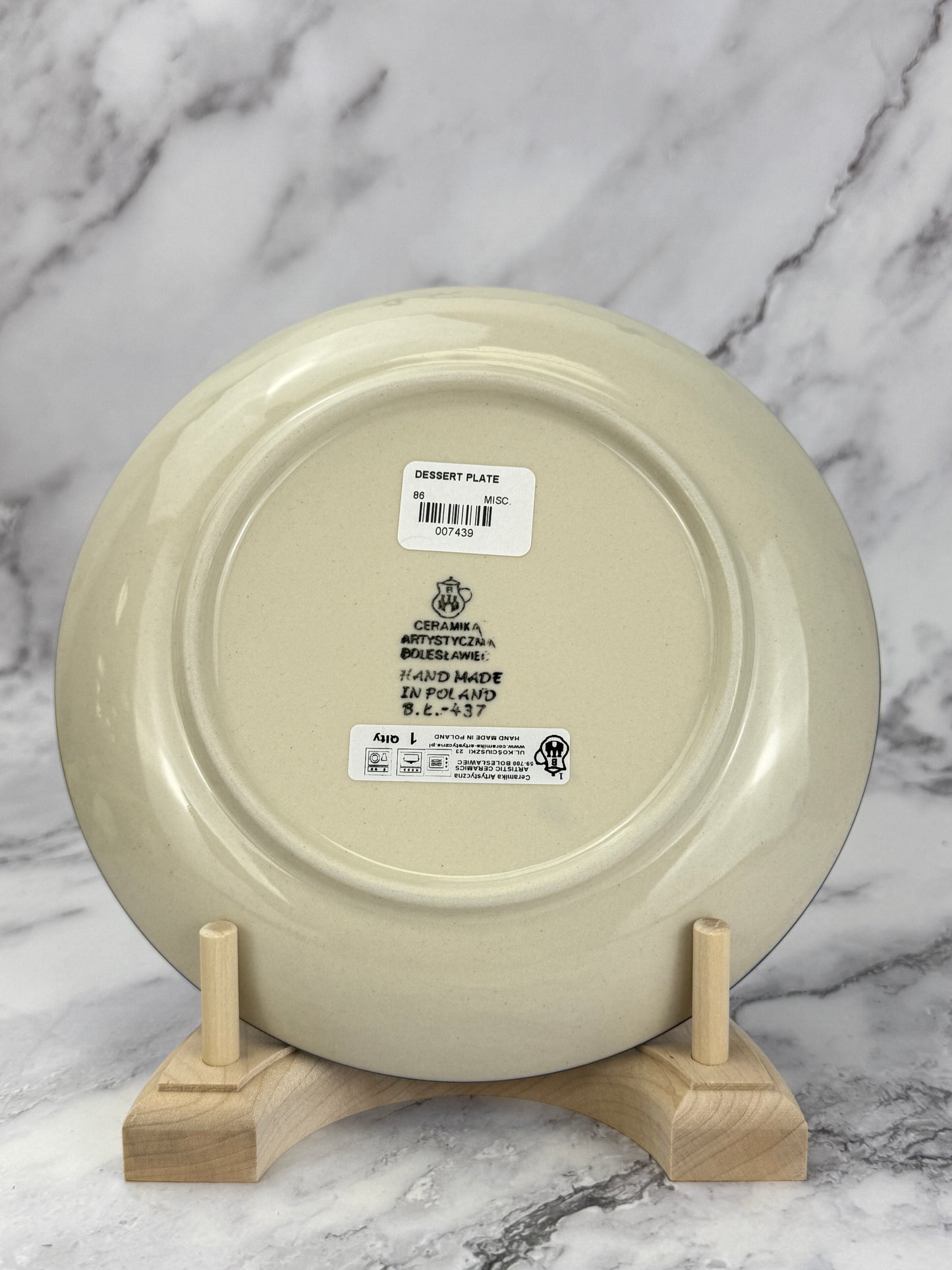 8” Dessert Plate - Shape 86 - Pattern 3279