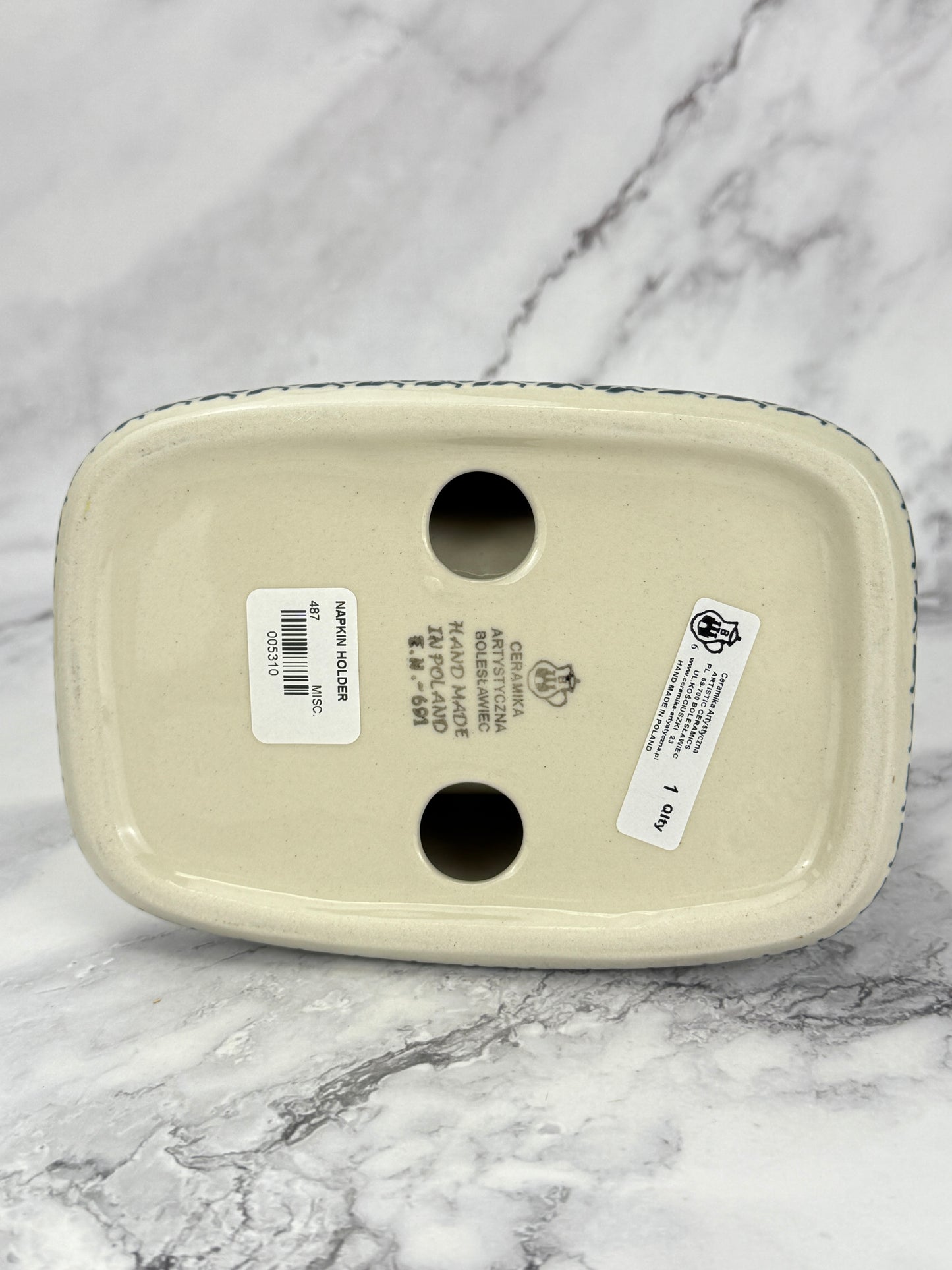 Napkin Holder - Shape 487 - Pattern 2739