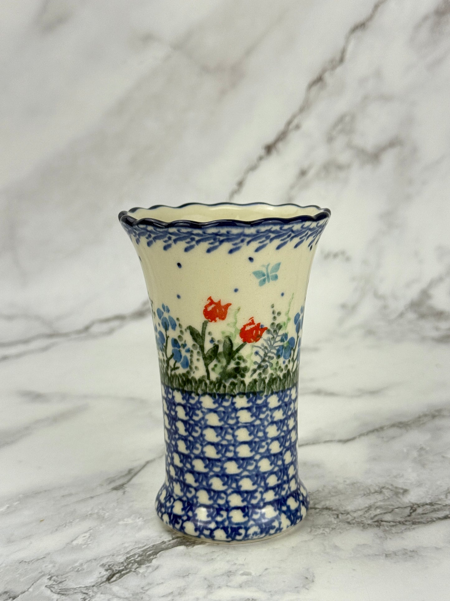 Ruffled Bud Vase - Shape 127 - Pattern 2903