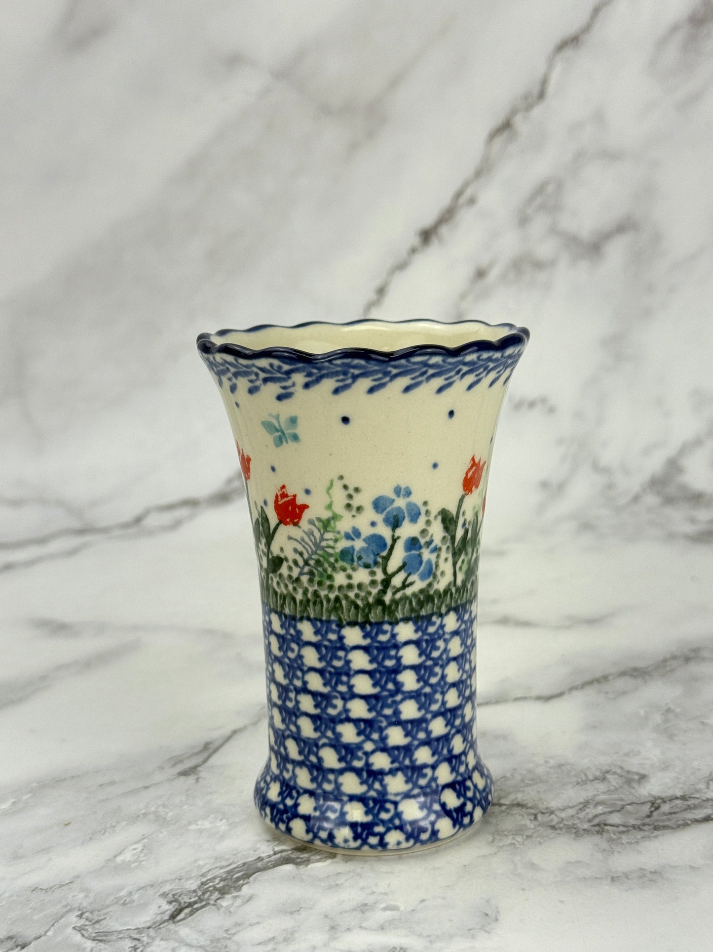 Ruffled Bud Vase - Shape 127 - Pattern 2903