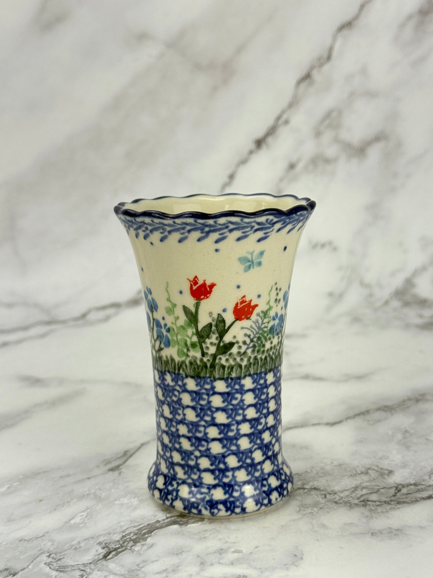 Ruffled Bud Vase - Shape 127 - Pattern 2903