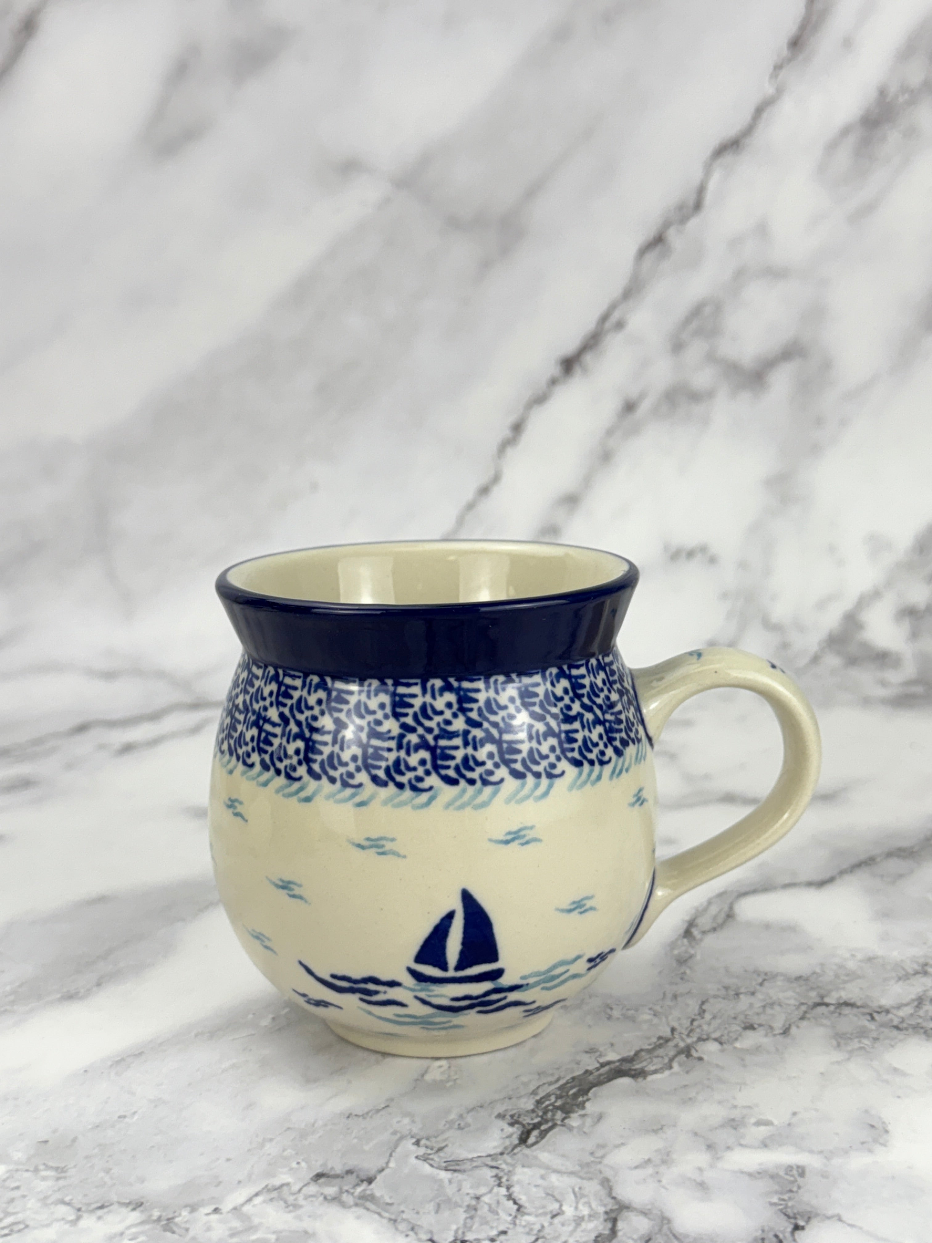 12oz Ladies' Bubble Mug - Shape 70 - Pattern 2931 – Polish Pottery Westlake