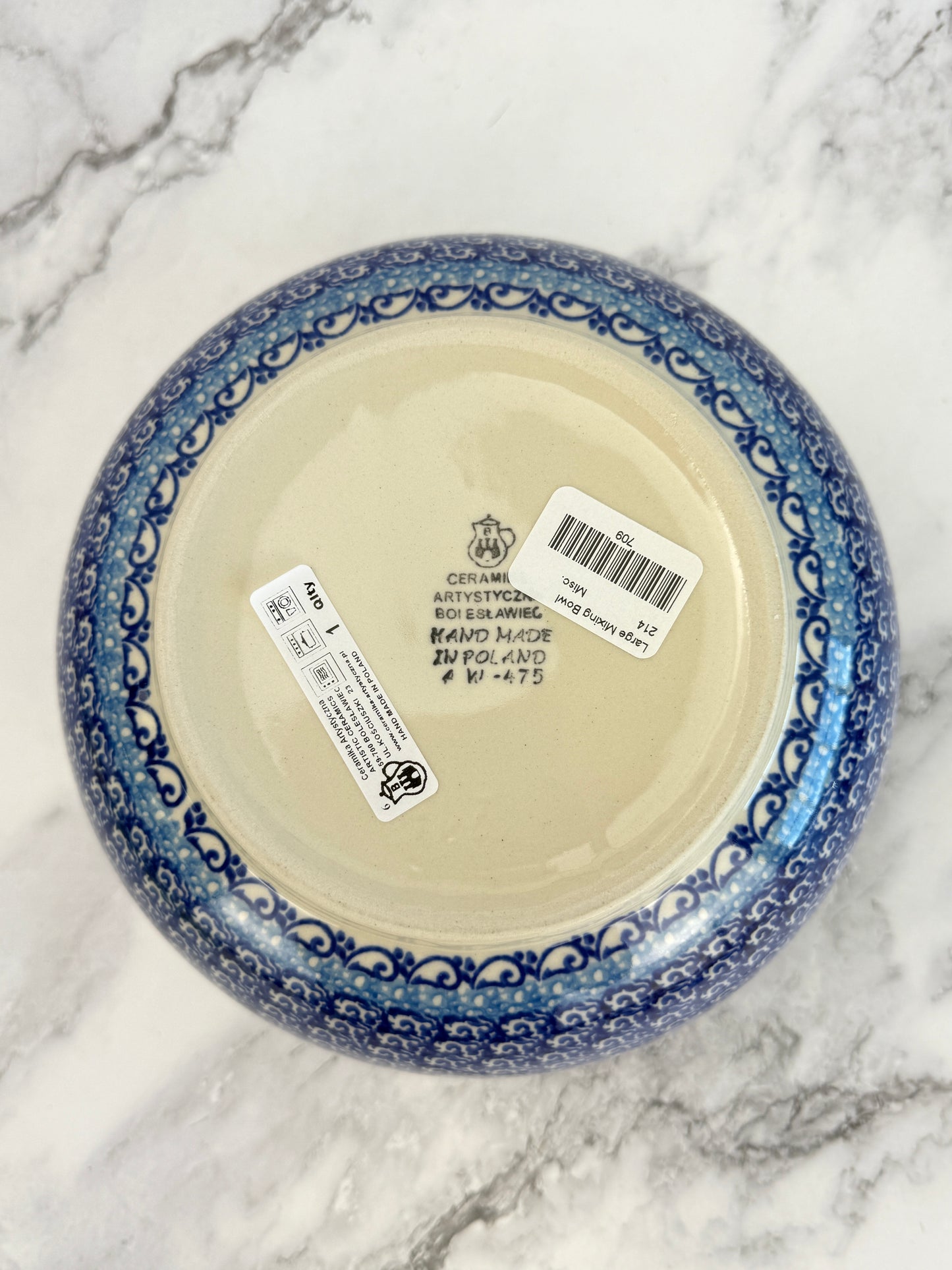 Mixing Bowl - Shape 214 - Pattern 2668