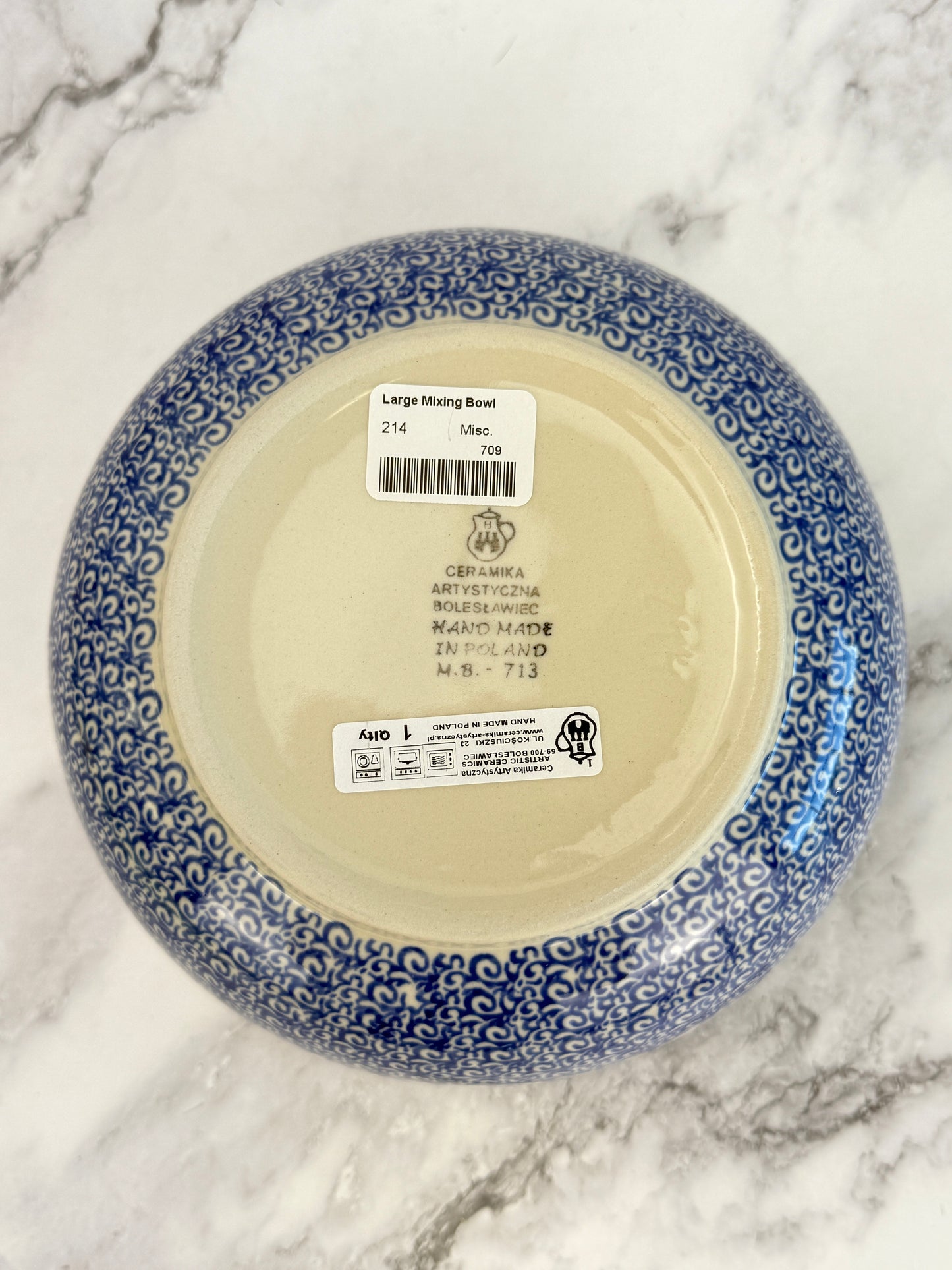 Mixing Bowl - Shape 214 - Pattern 2902