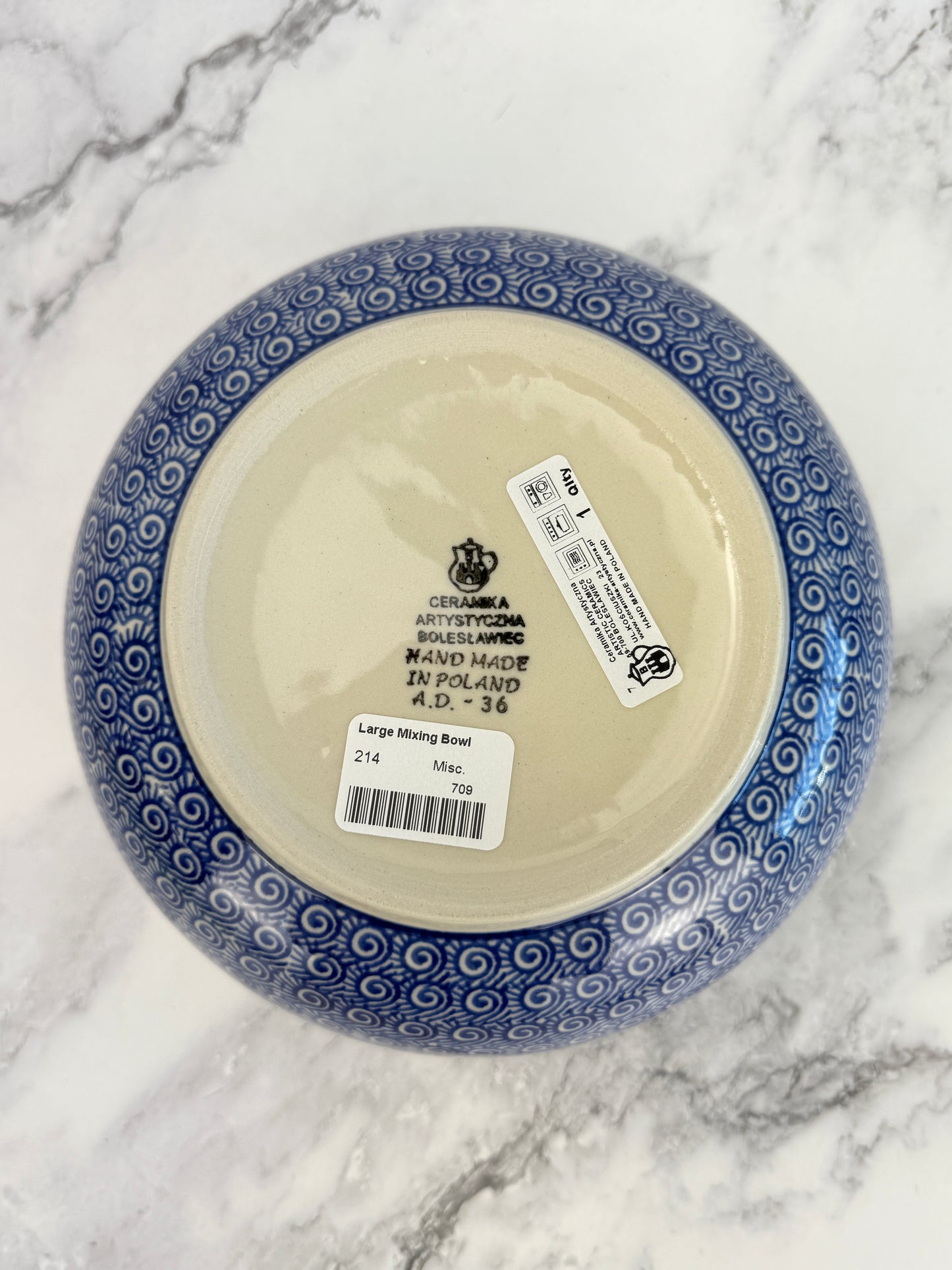 Mixing Bowl - Shape 214 - Pattern 882