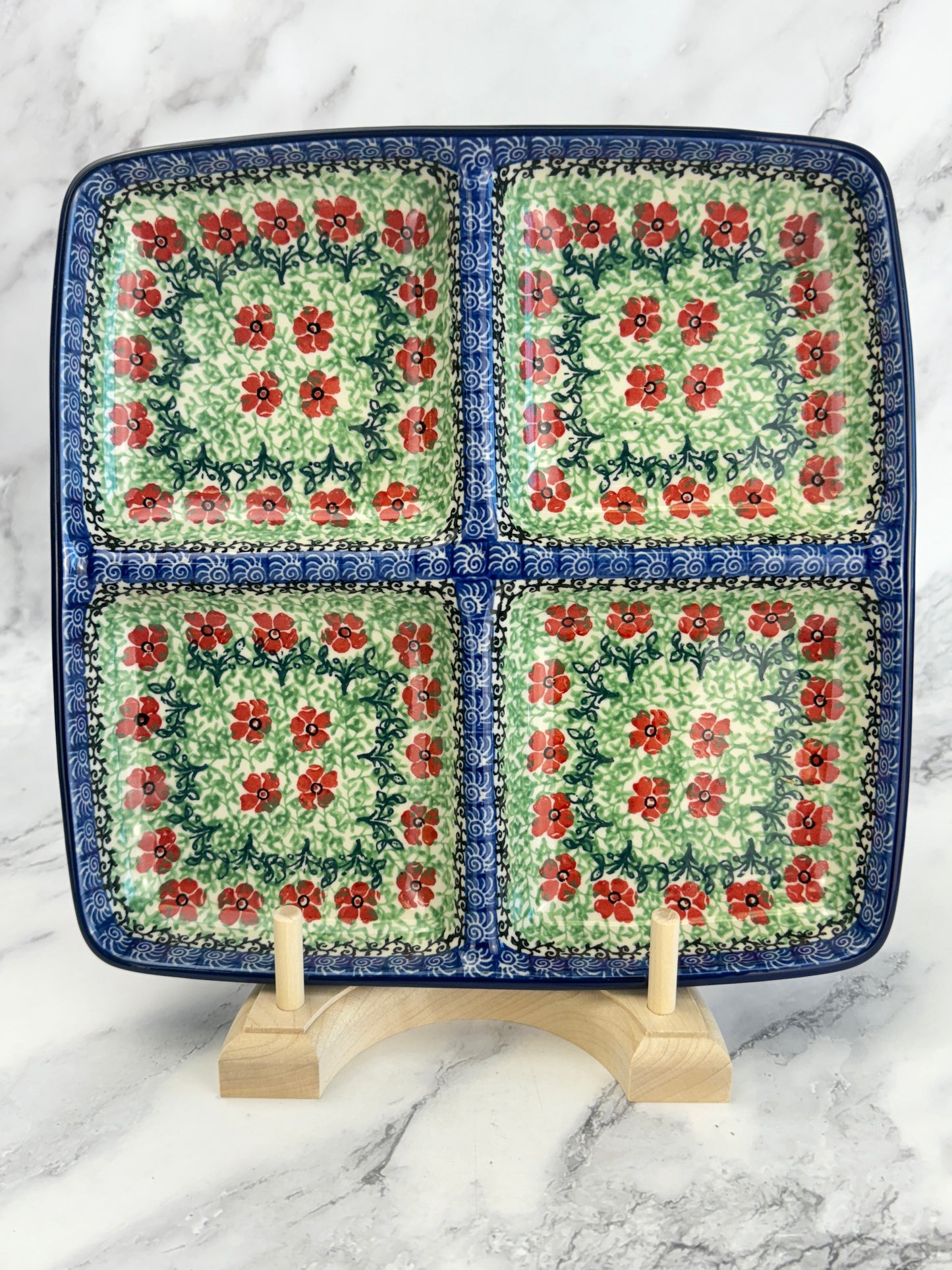 Divided Plate - Shape B40 - Pattern 1916