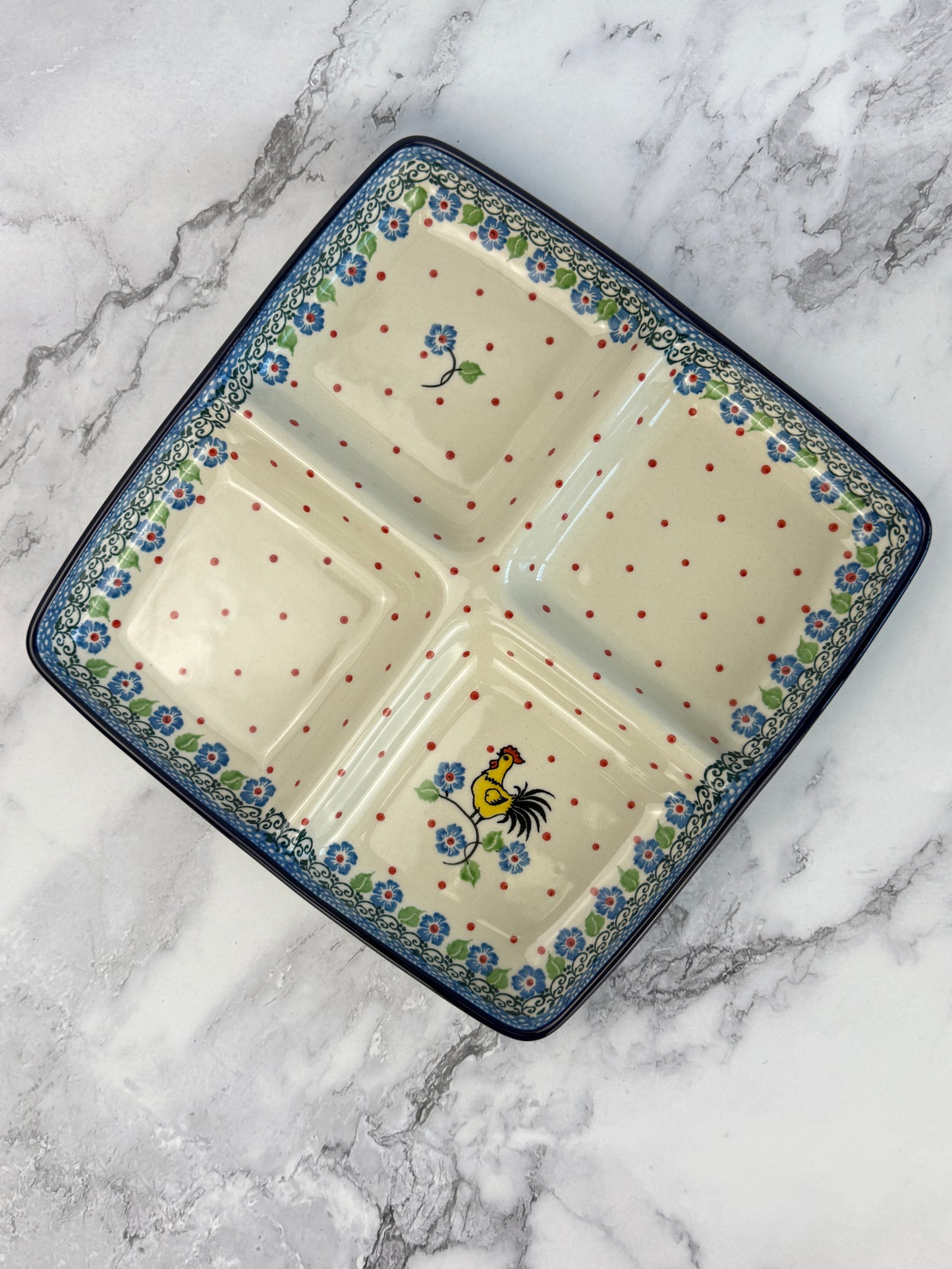 Divided Plate - Shape B40 - Pattern 2739