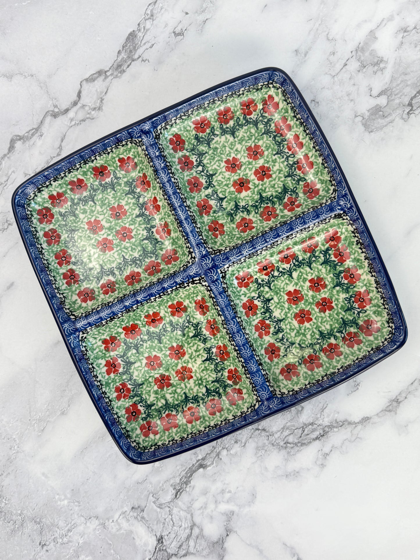 Divided Plate - Shape B40 - Pattern 1916