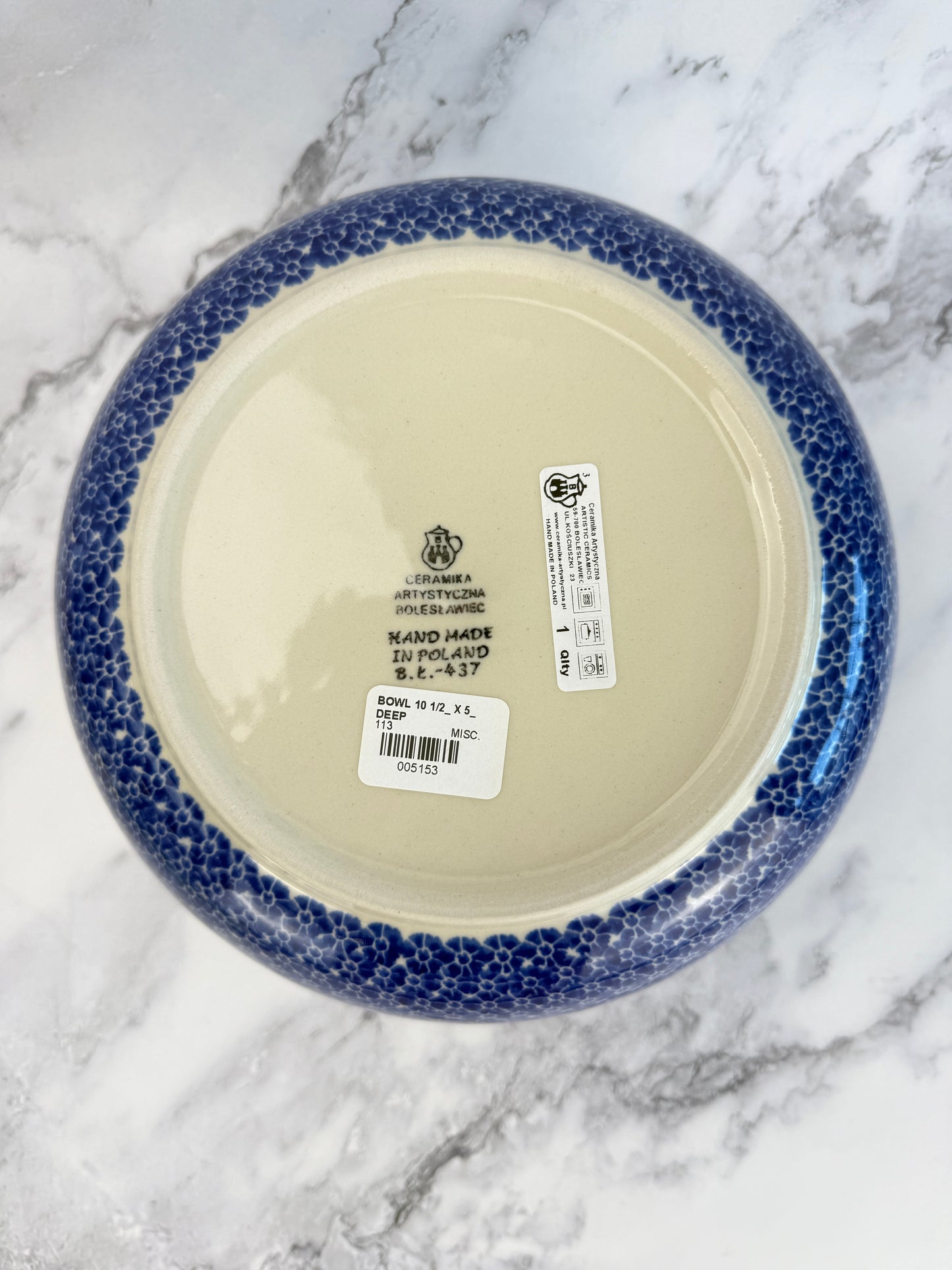 Large Mixing Bowl - Shape 113 - Pattern 3279