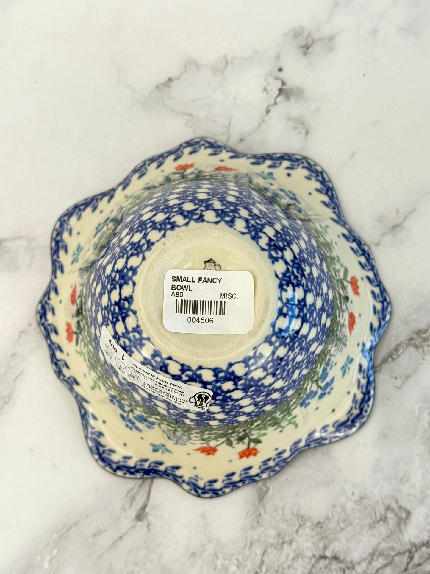 Small Flared Bowl - Shape A80 - Pattern 2903