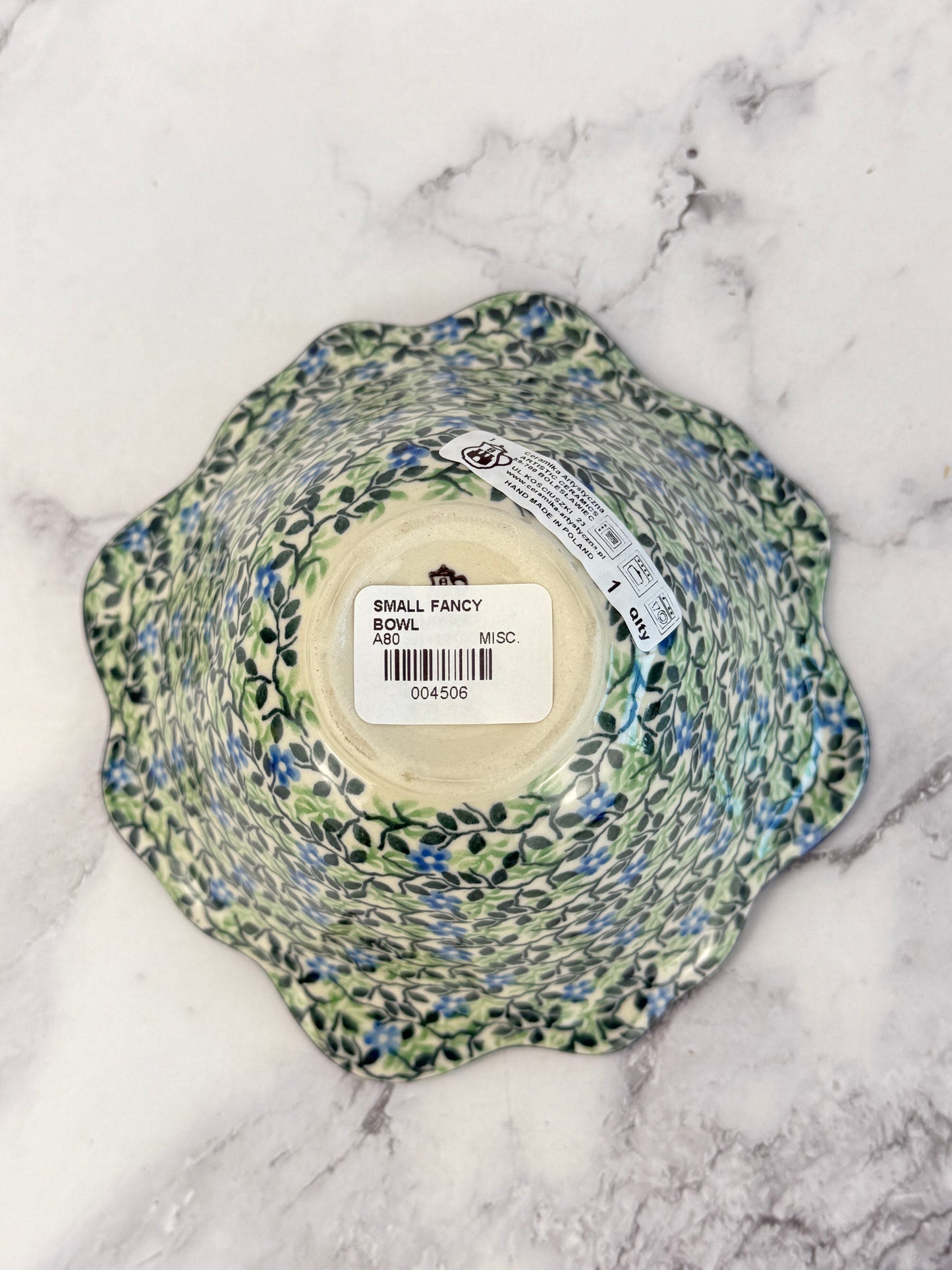 Small Flared Bowl - Shape A80 - Pattern 2349
