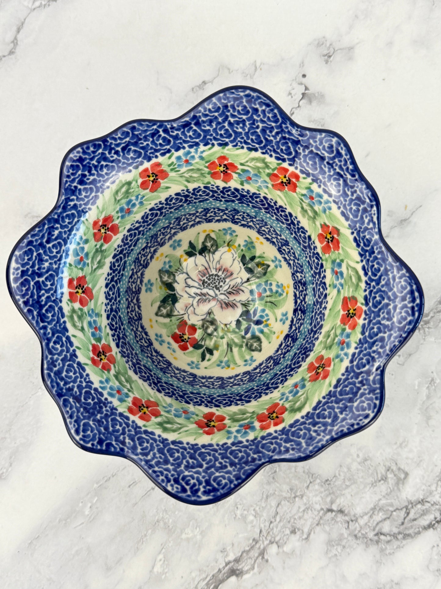 Small Flared Unikat Bowl - Shape A80 - Pattern U5156