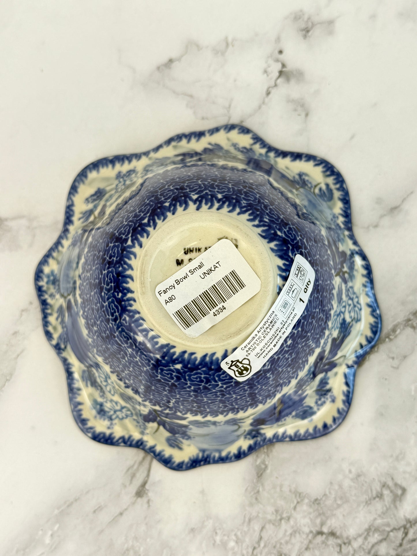 Small Flared Unikat Bowl - Shape A80 - Pattern U5177
