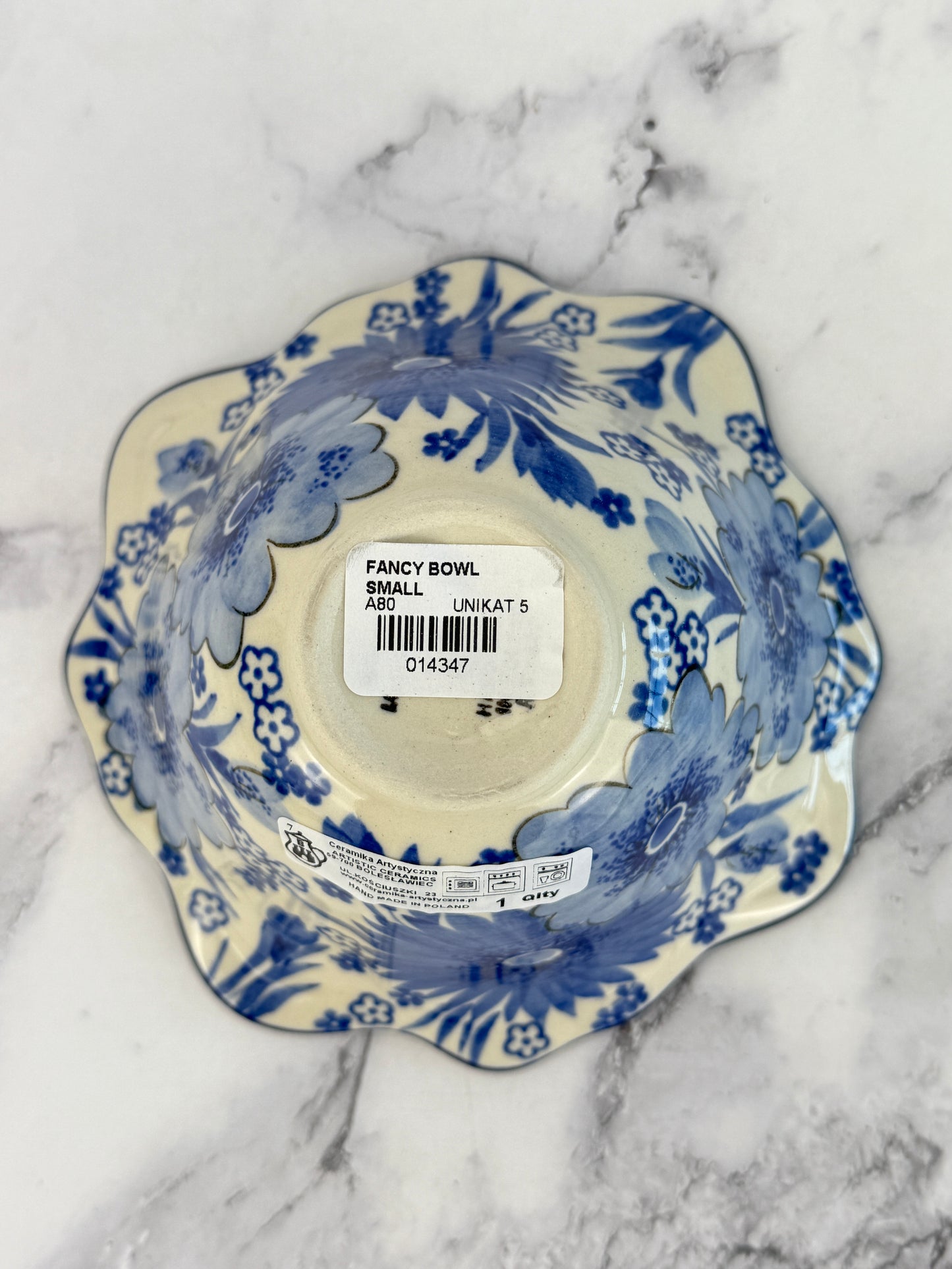 Small Flared Unikat Bowl - Shape A80 - Pattern U5176