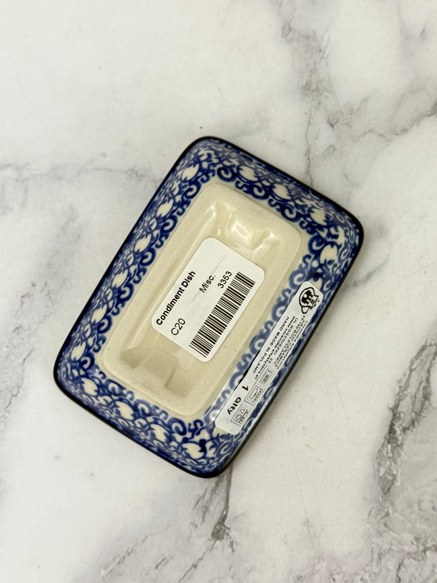 Rectangular Dish - Shape C20 - Pattern 2901